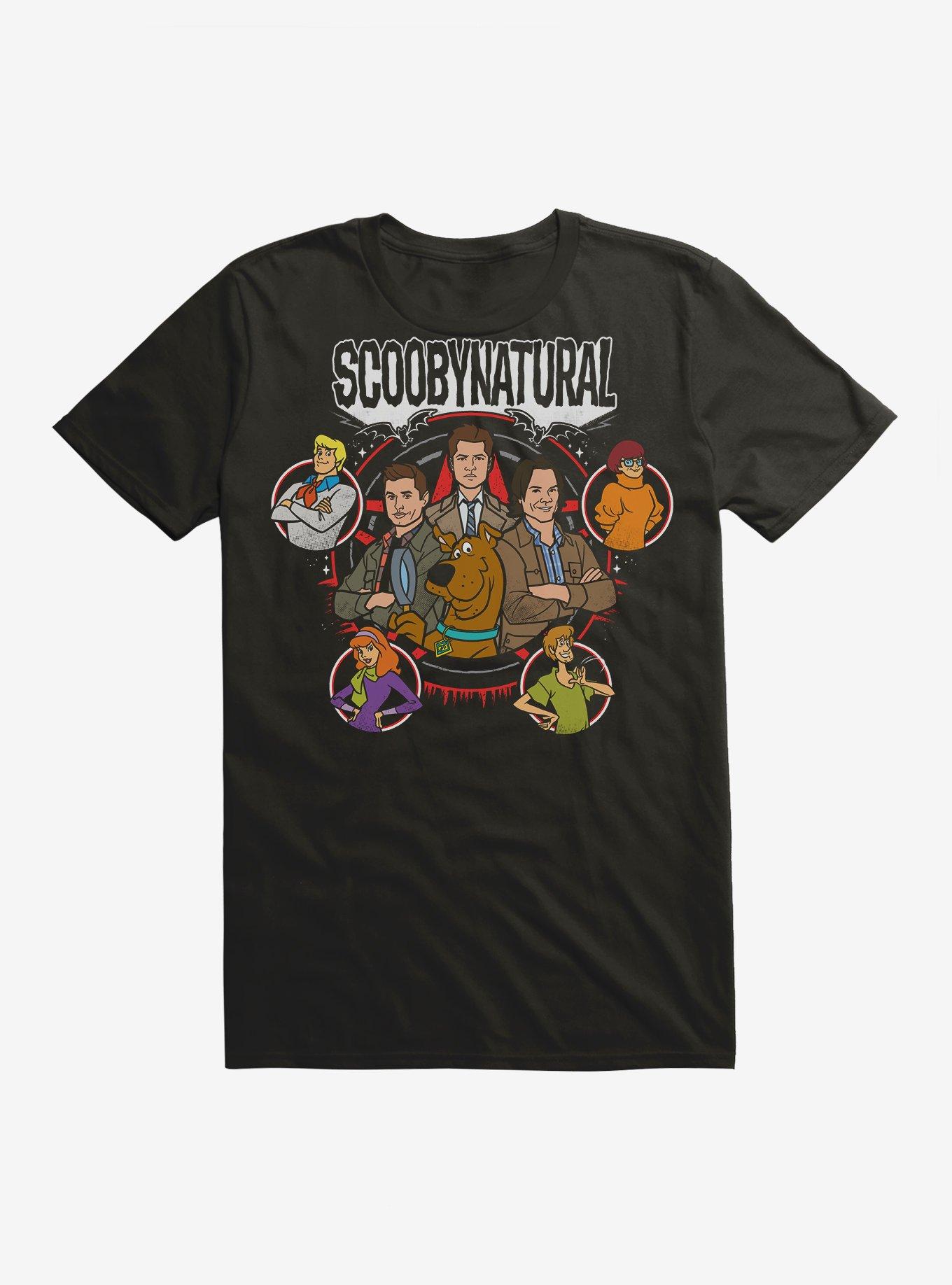 Supernatural Scoobynatural Gang T-Shirt, BLACK, hi-res