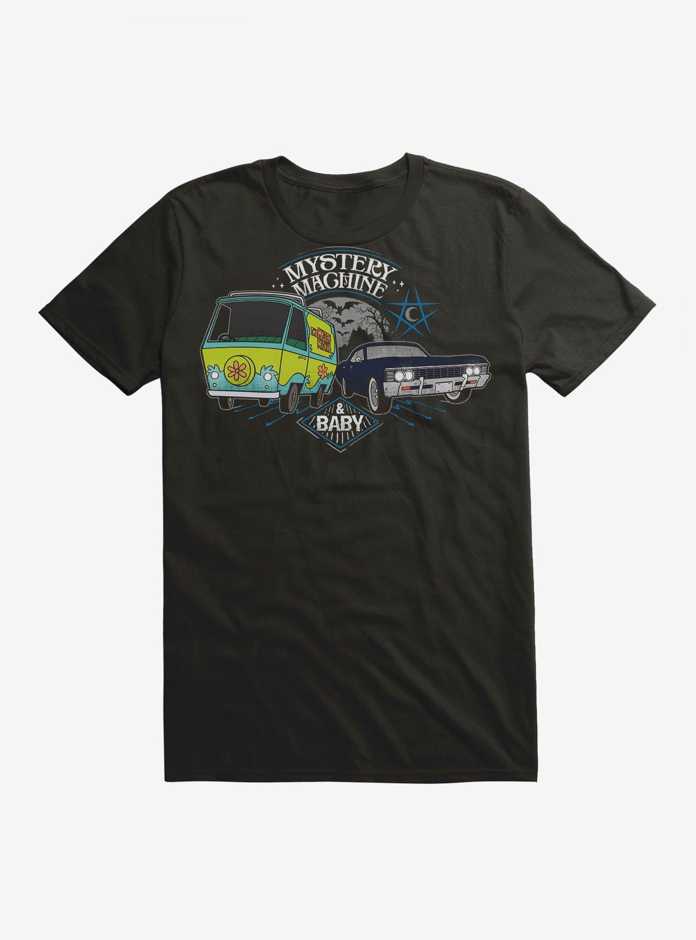 Supernatural Scoobynatural Mystery Machine T-Shirt, BLACK, hi-res