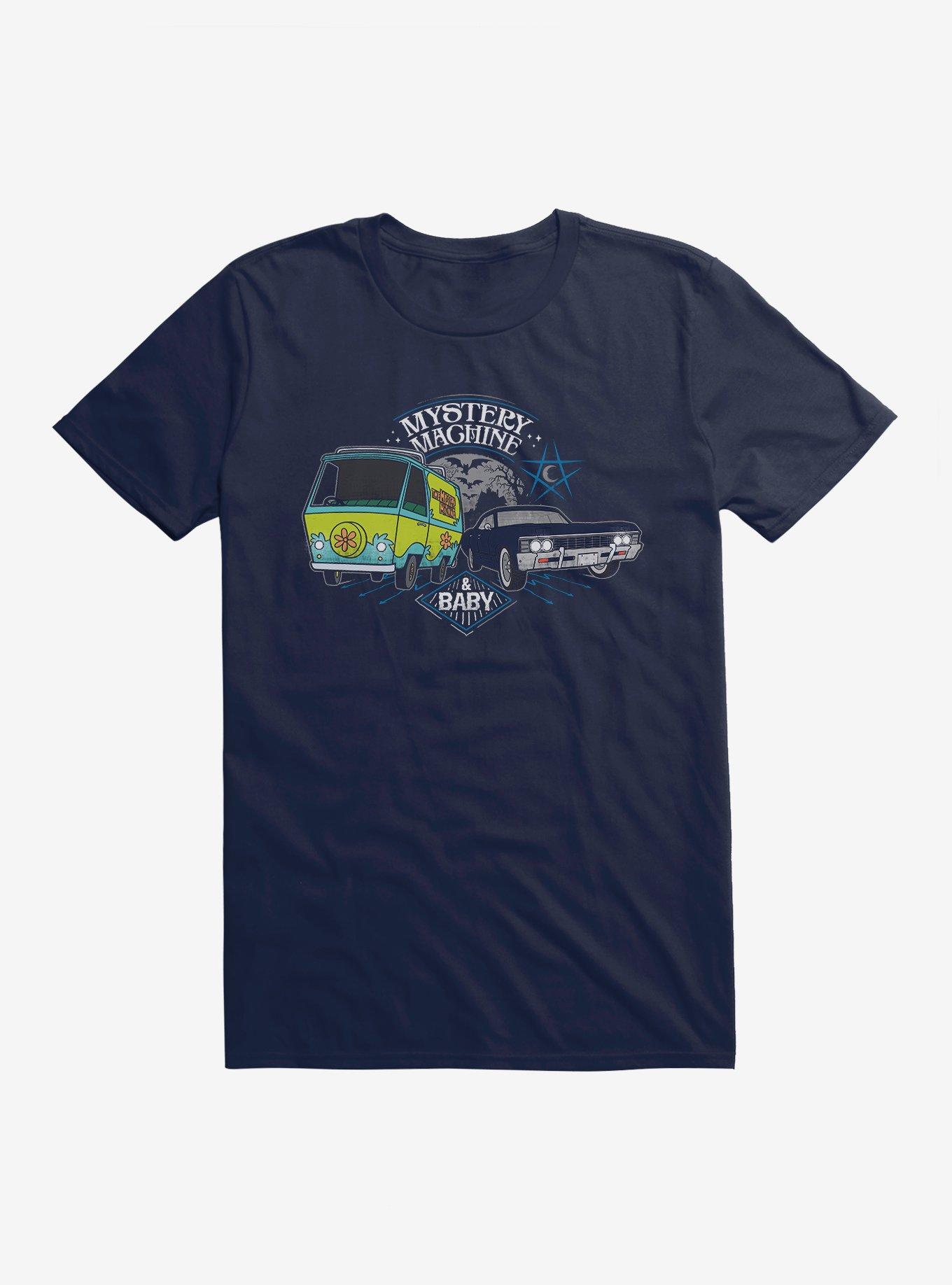 Supernatural Scoobynatural Mystery Machine T-Shirt, MIDNIGHT NAVY, hi-res