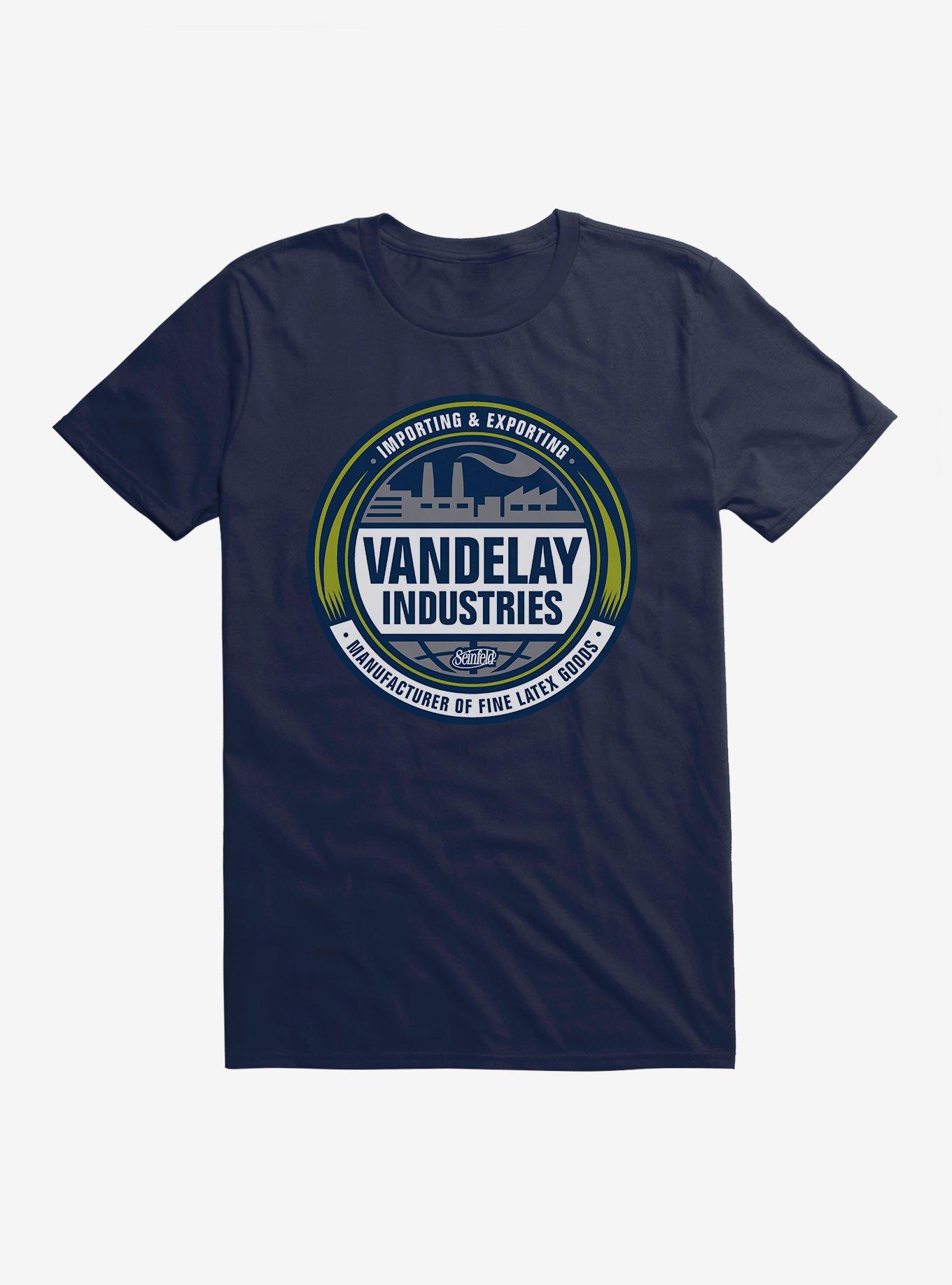 Seinfeld Vandelay Industries T-Shirt, MIDNIGHT NAVY, hi-res
