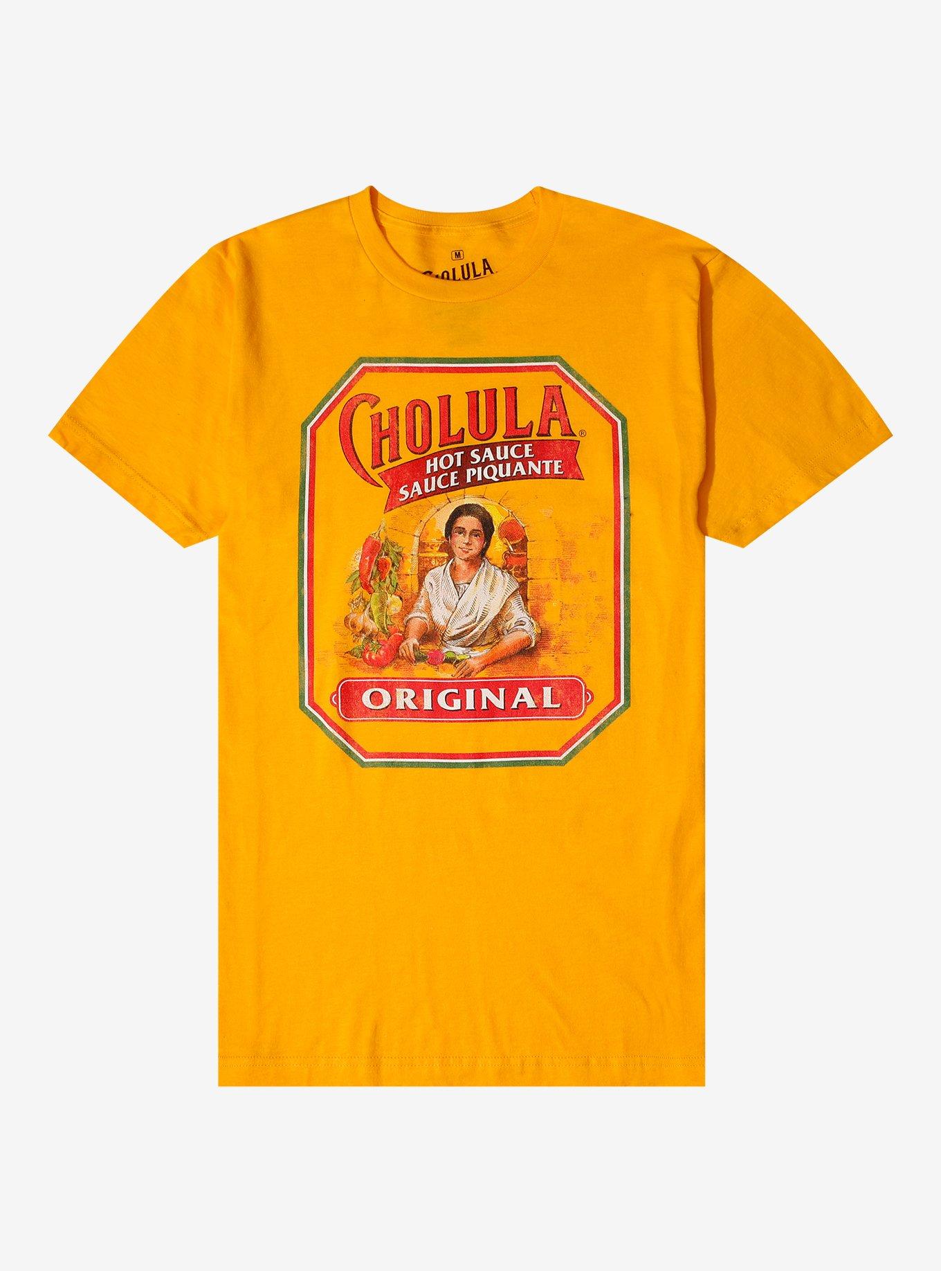 Cholula Hot Sauce Logo T-Shirt, GOLD, hi-res