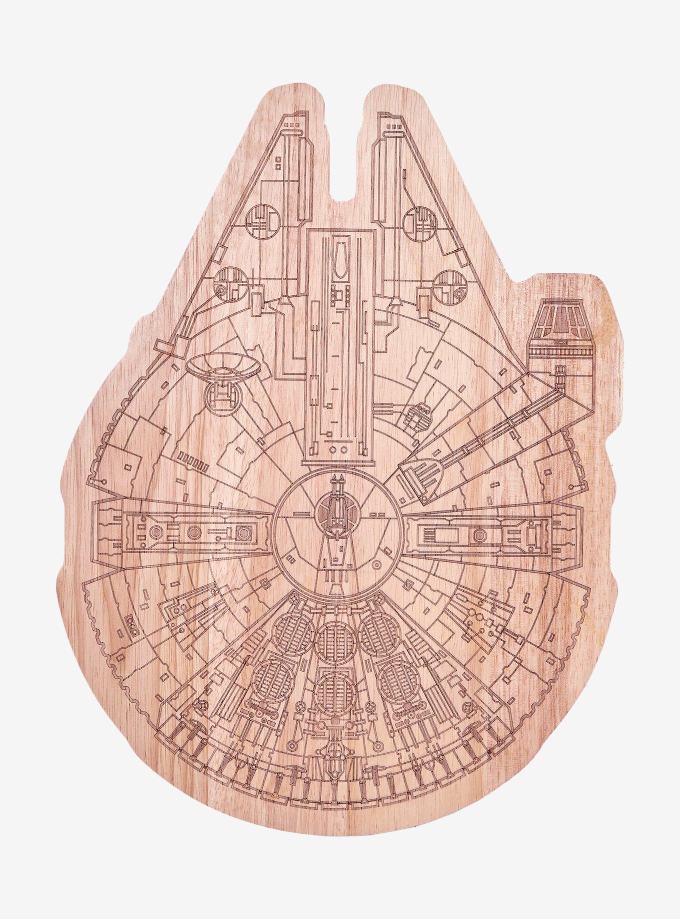 Star Wars Millennium Falcon Figural Cutting Board, , hi-res