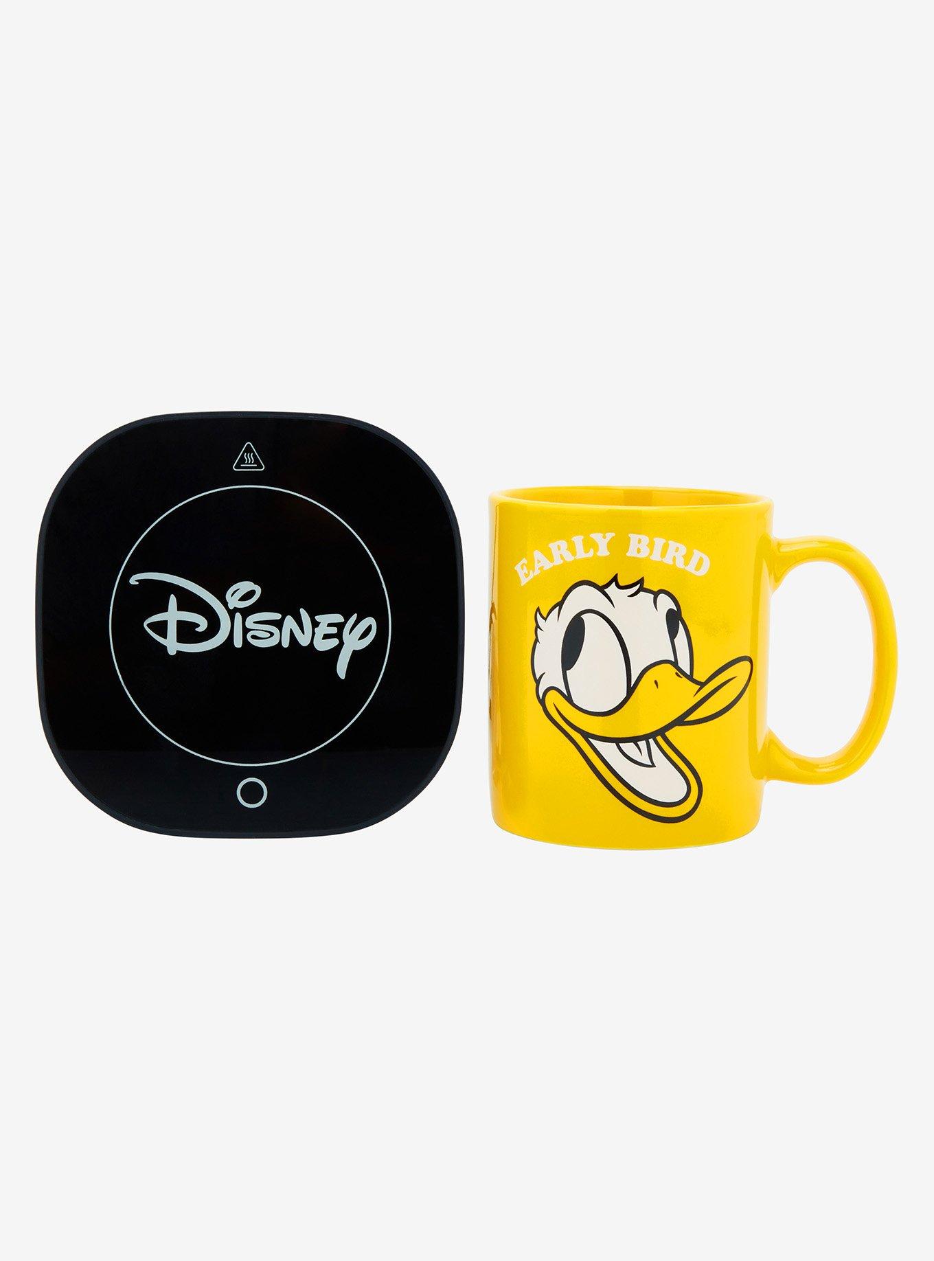 Disney Donald Duck Early Bird Yellow Mug with Warmer, , hi-res