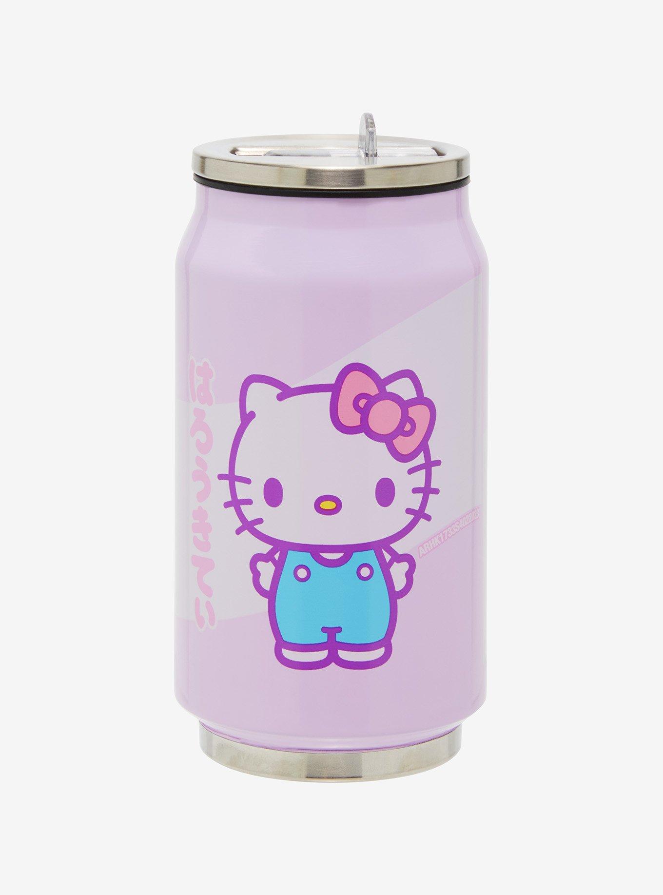 Sanrio Hello Kitty Pink Can Water Bottle, , hi-res