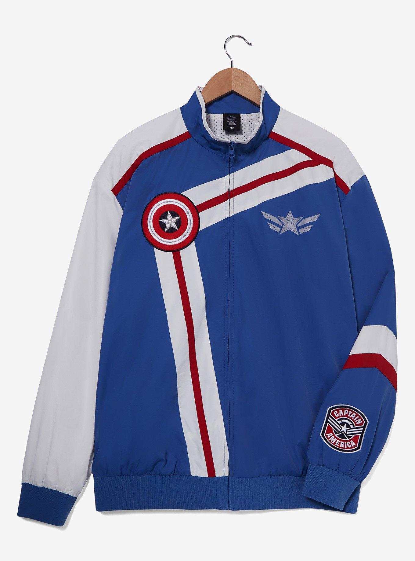 PEPSI CHANGE the WORLD ジャンパー Marvel Captain America Shield Windbreaker Jacket | Her Universe