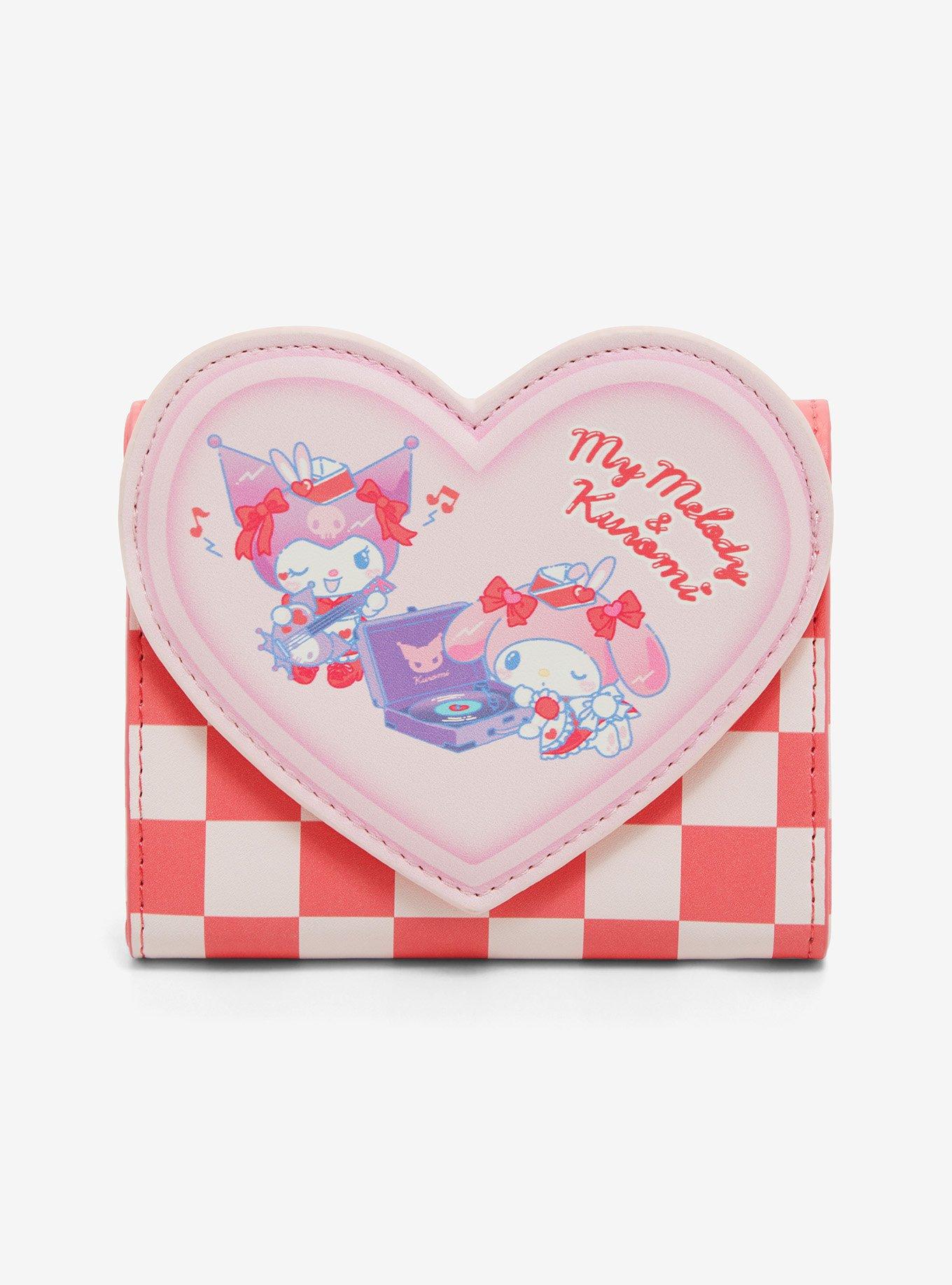 Sanrio My Melody & Kuromi Diner Zip Wallet— BoxLunch Exclusive, , hi-res