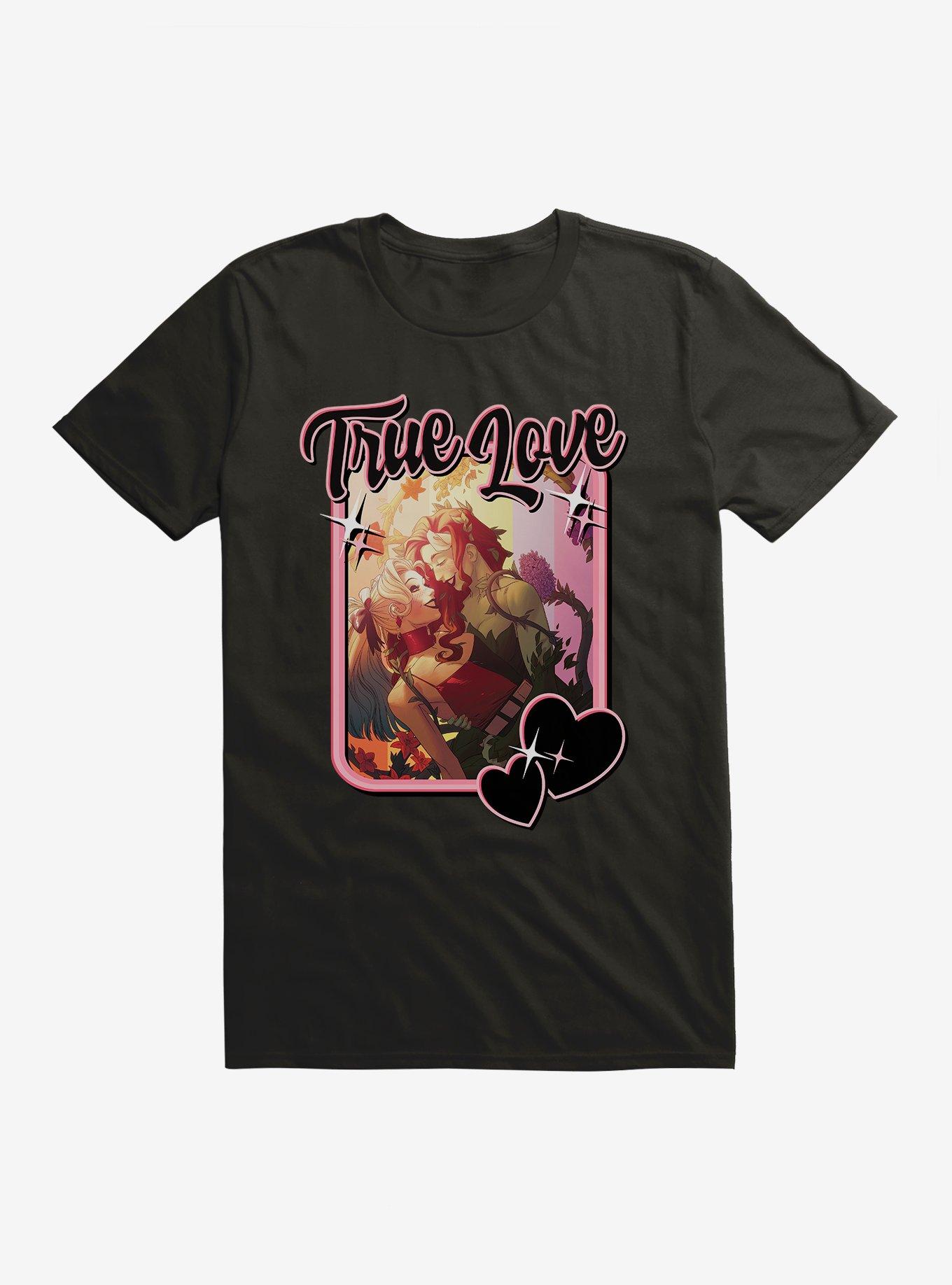 True Love Poison Ivy & Harley Quinn T-Shirt, BLACK, hi-res