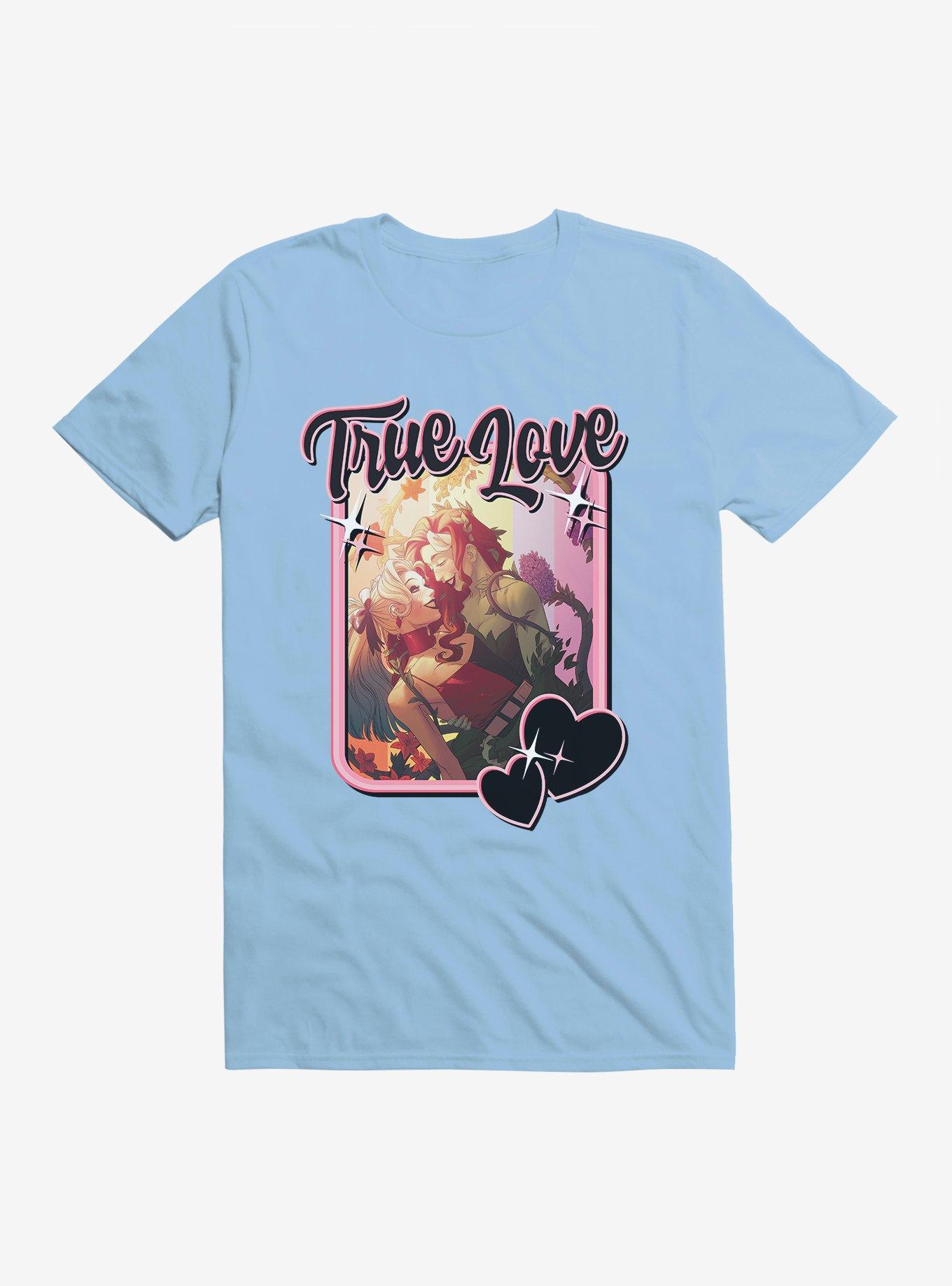 True Love Poison Ivy & Harley Quinn T-Shirt, LIGHT BLUE, hi-res
