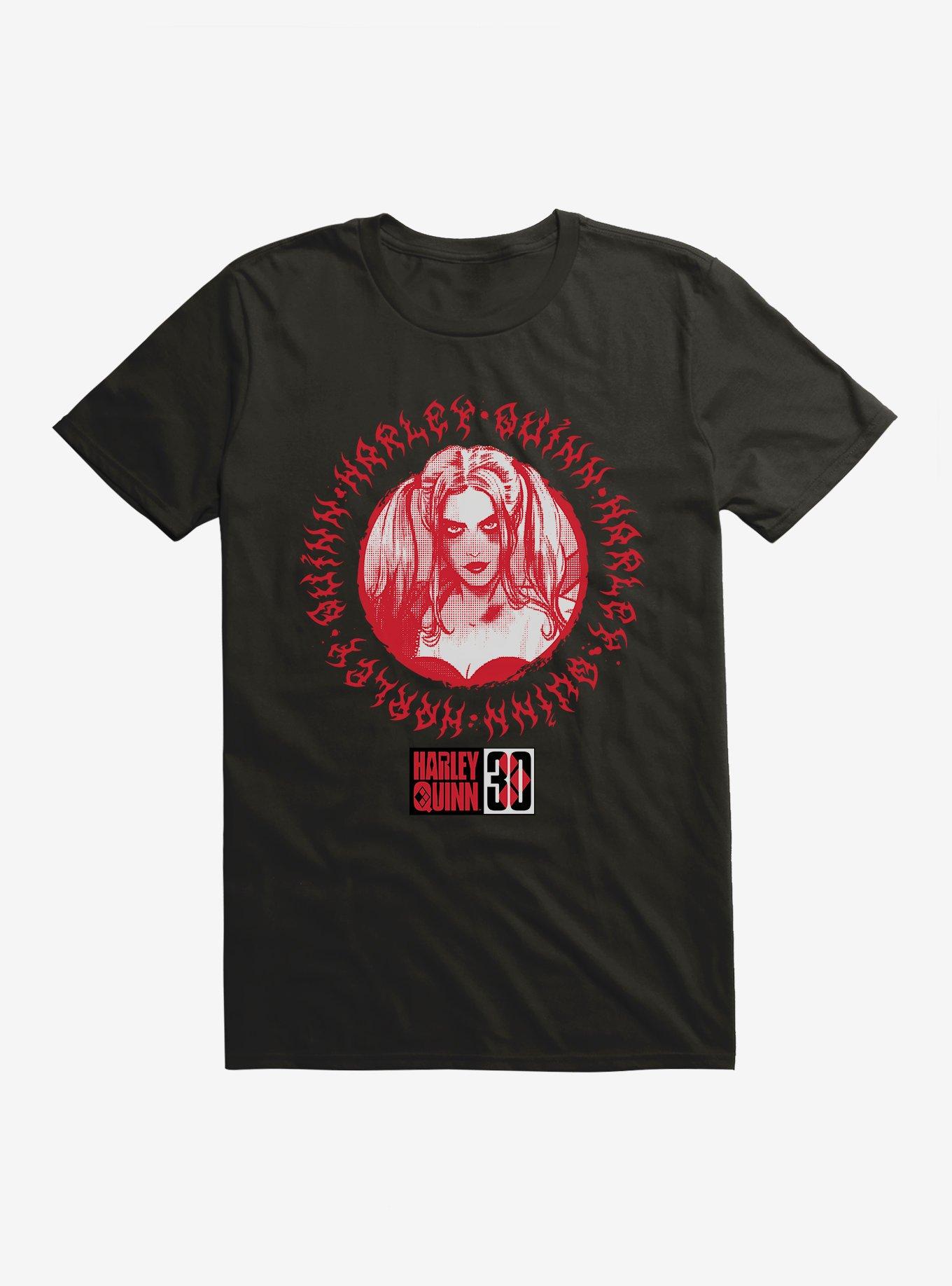 Harley Quinn Death Stare T-Shirt, BLACK, hi-res