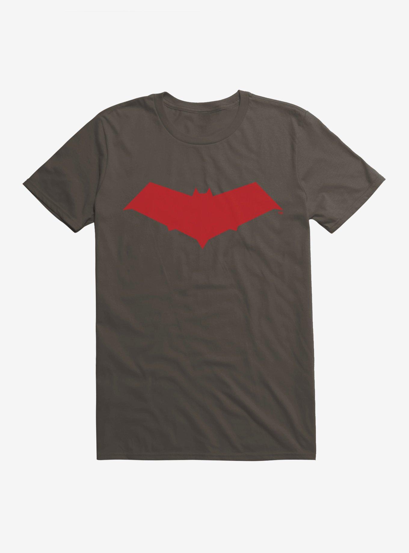 Red Hood Logo T-Shirt, SMOKE, hi-res