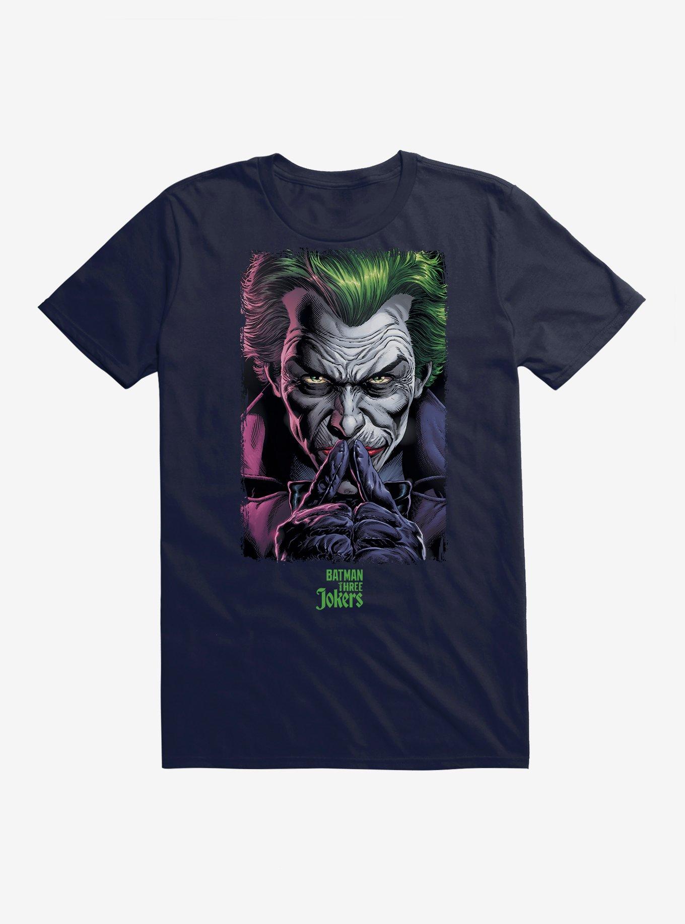 Batman: Three Jokers Scheming T-Shirt, NAVY, hi-res