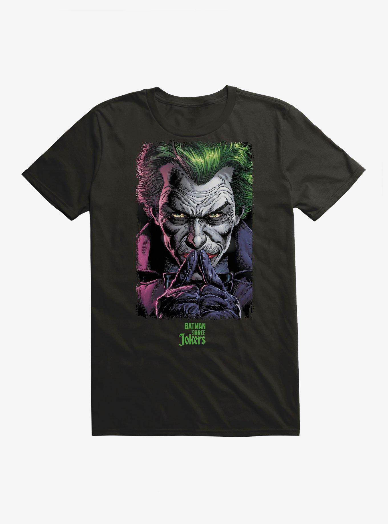 Batman: Three Jokers Scheming T-Shirt, BLACK, hi-res