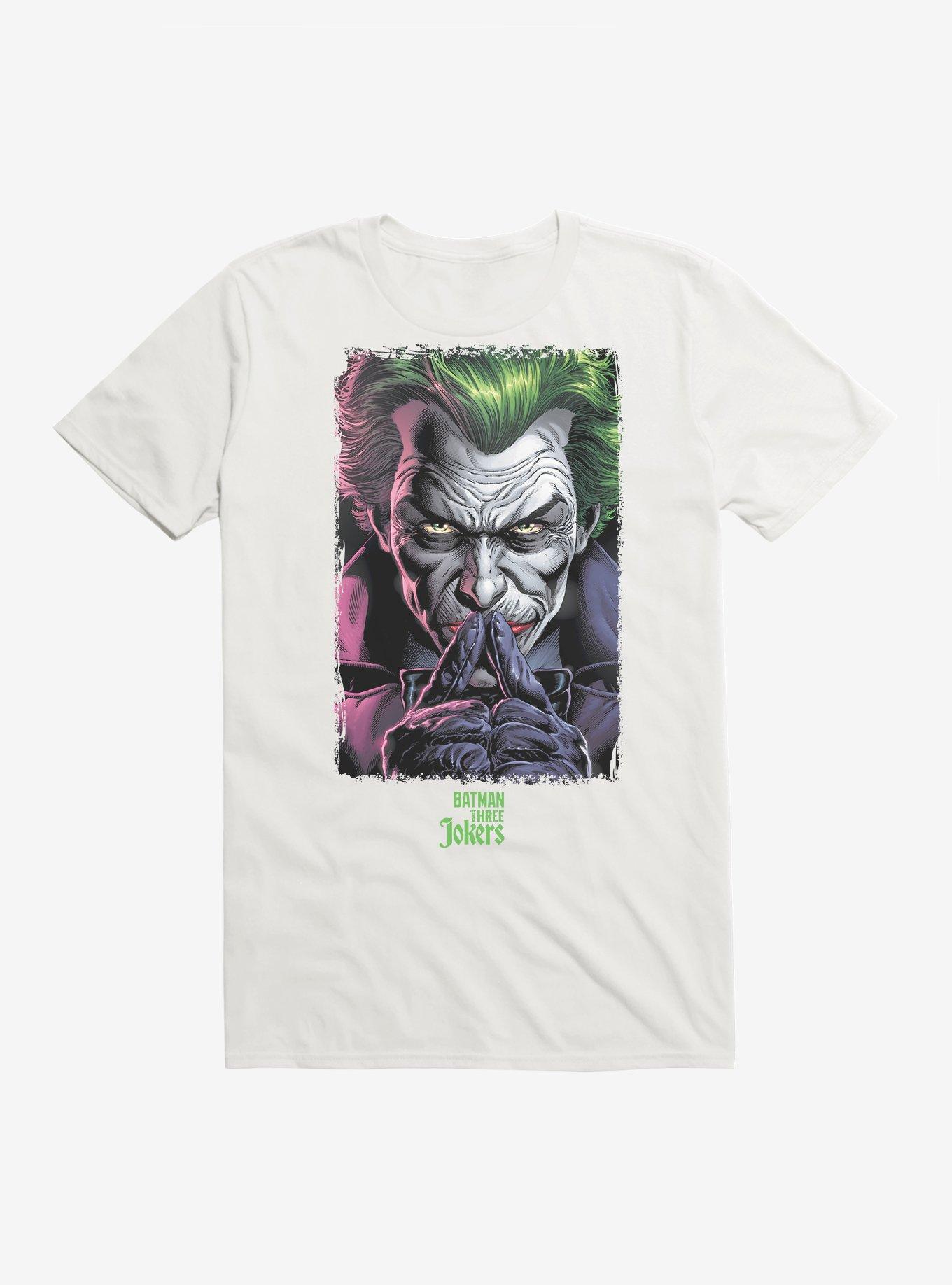 Batman: Three Jokers Scheming T-Shirt, WHITE, hi-res