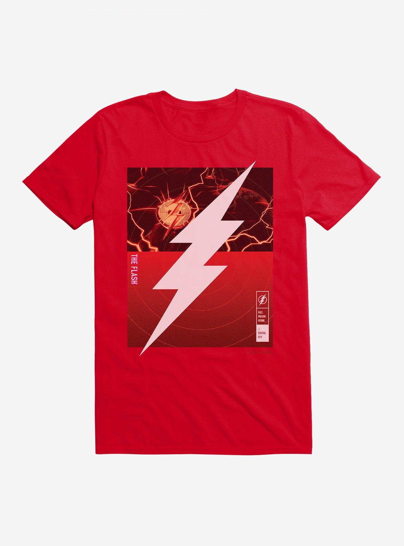 The Flash Central City Supercharge T-Shirt, RED, hi-res