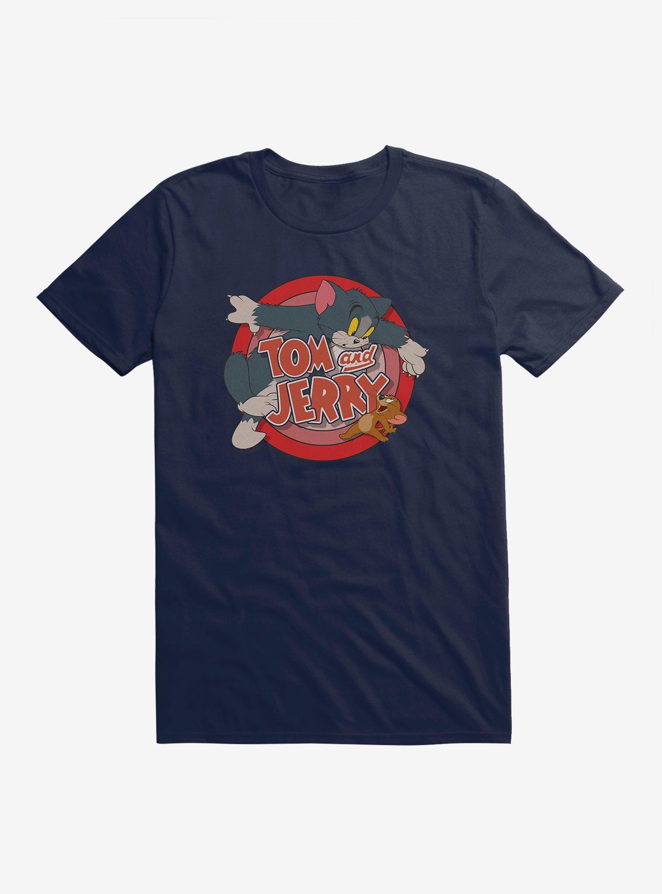 Tom And Jerry Bullseye Tom T-Shirt, MIDNIGHT NAVY, hi-res