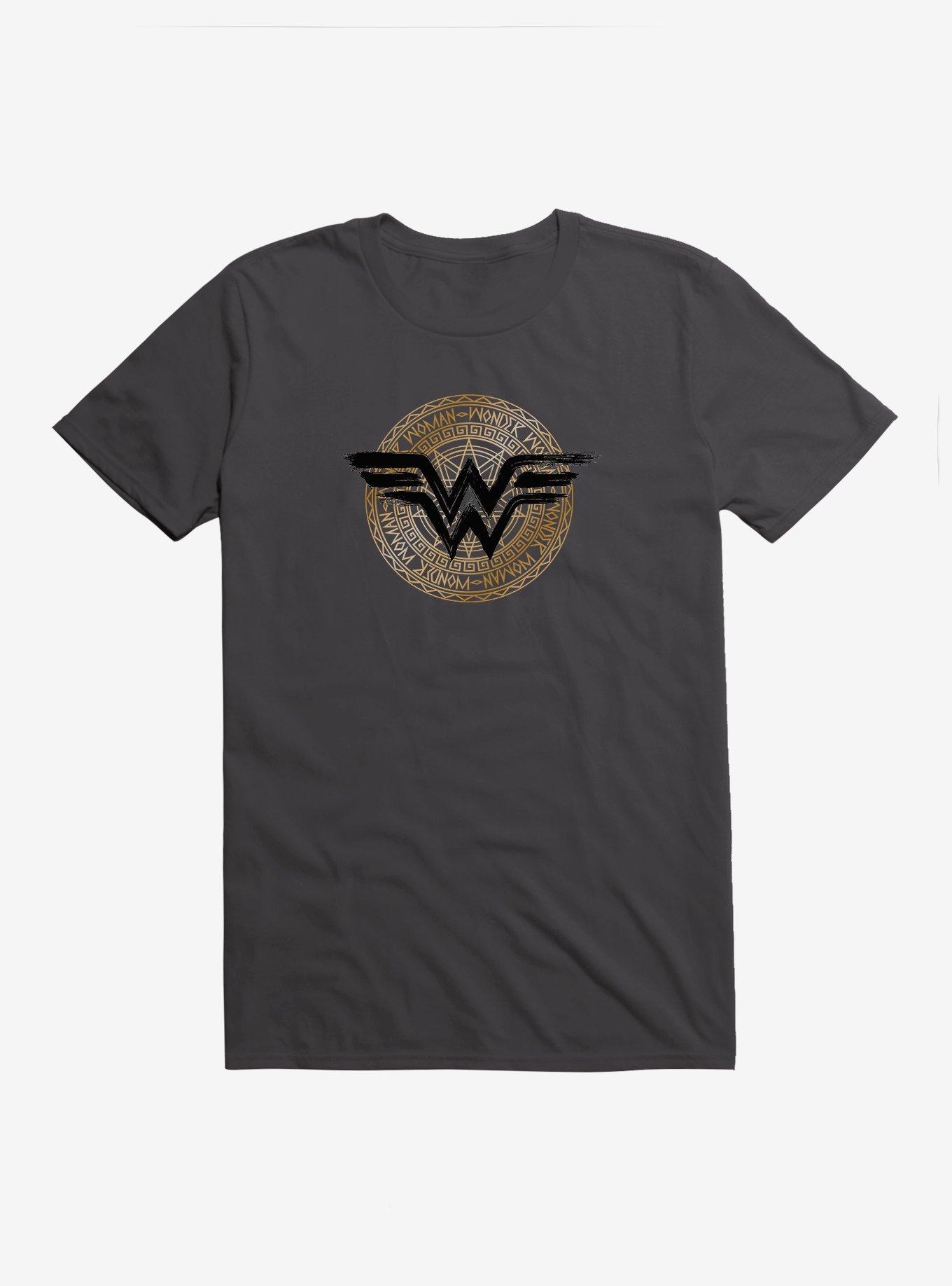 DC Comics Wonder Woman Power Circle T-Shirt, HEAVY METAL, hi-res