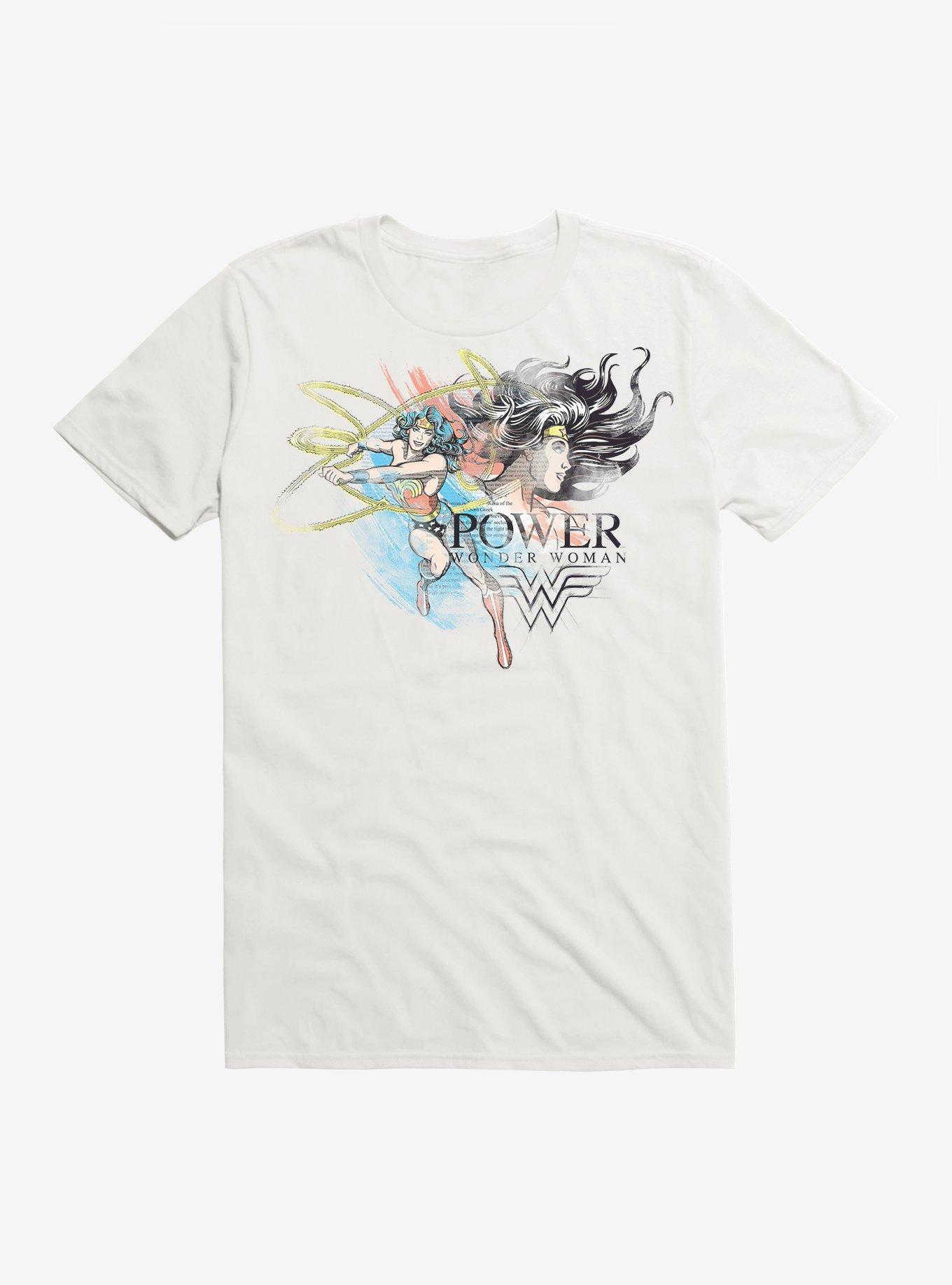 DC Comics Wonder Woman Powerful T-Shirt, WHITE, hi-res