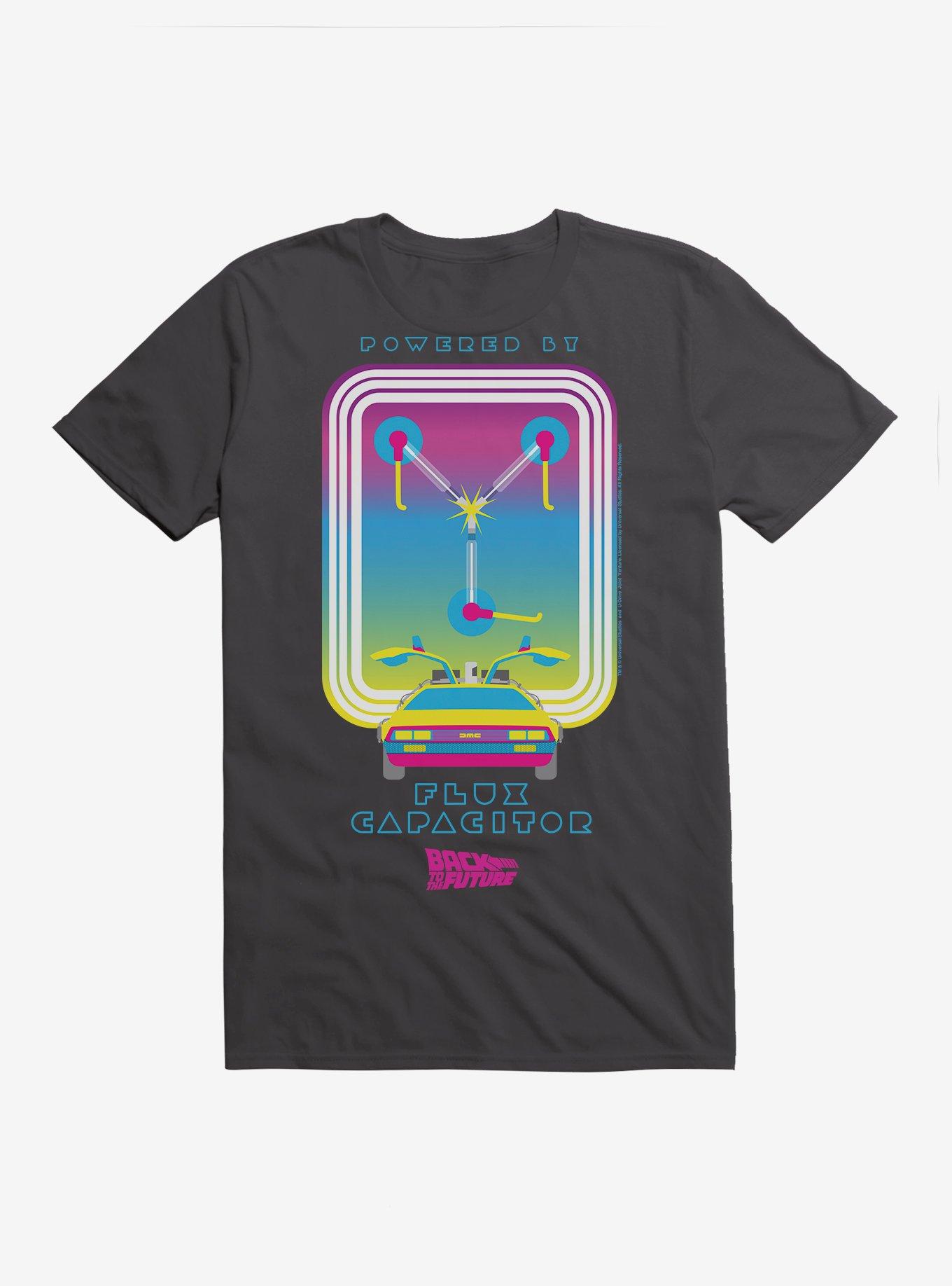 Back To The Future Neon Flux Capacitor T-Shirt, , hi-res