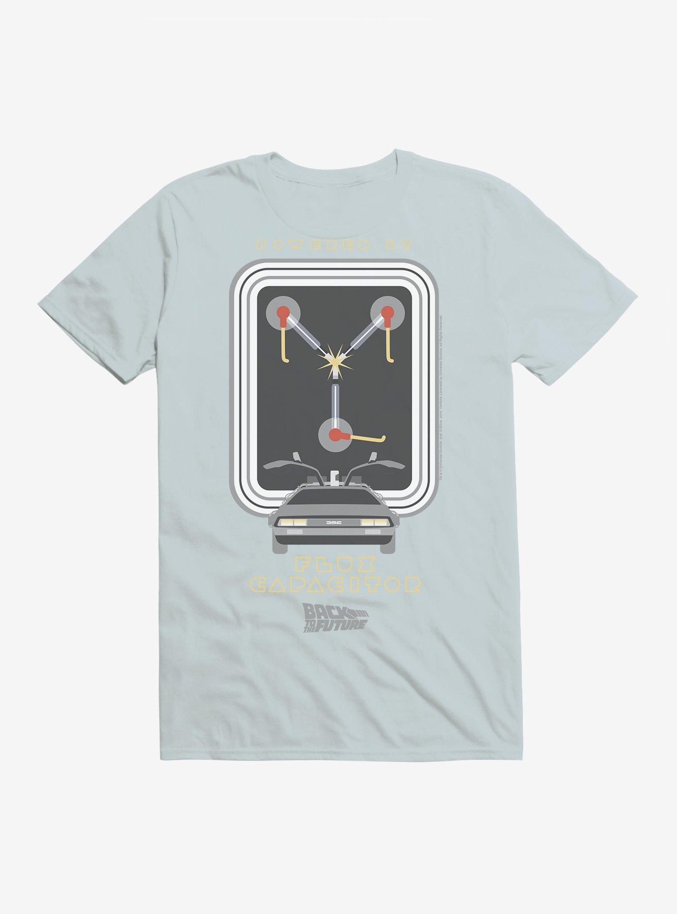 Back To The Future Flux Capacitor Power T-Shirt, LIGHT BLUE, hi-res