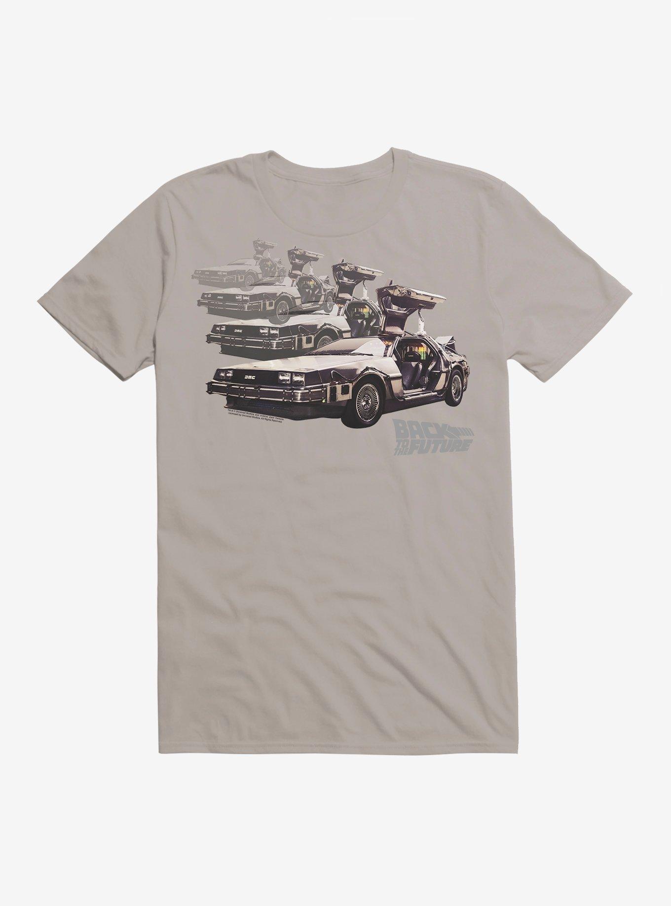 Back To The Future Time On Repeat T-Shirt, LIGHT GREY, hi-res