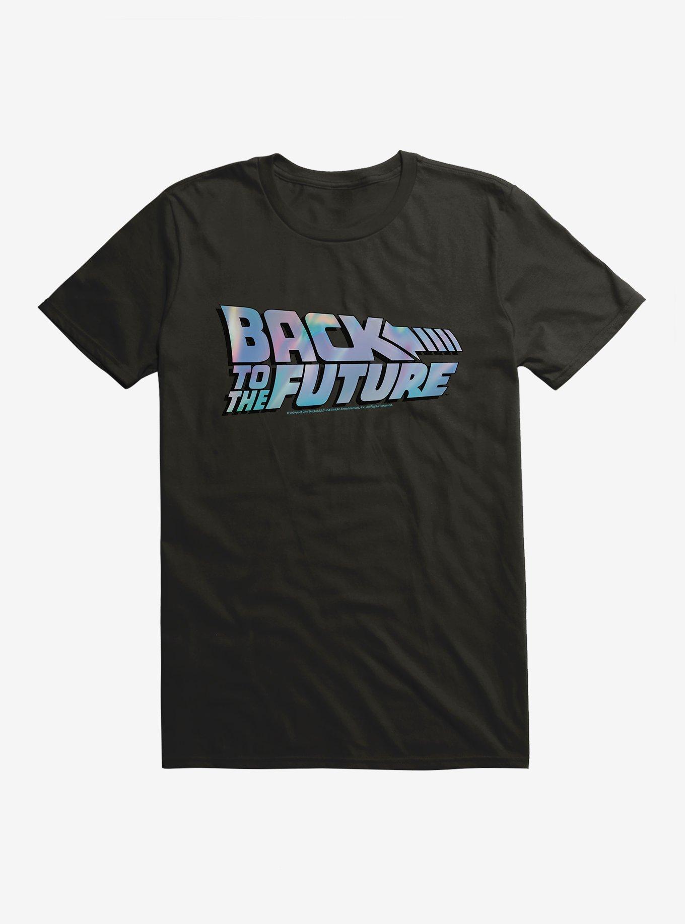 Back To The Future Pastel Script T-Shirt, , hi-res