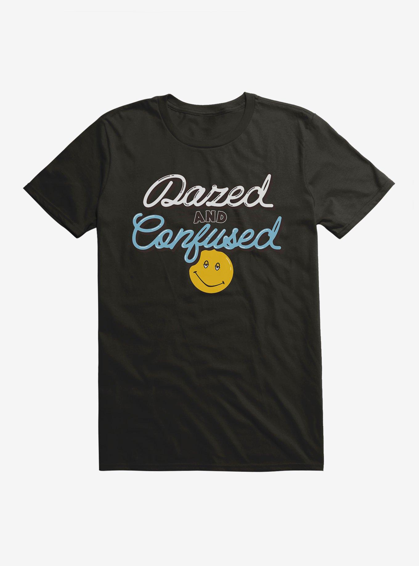 Dazed And Confused Fancy Script T-Shirt, BLACK, hi-res