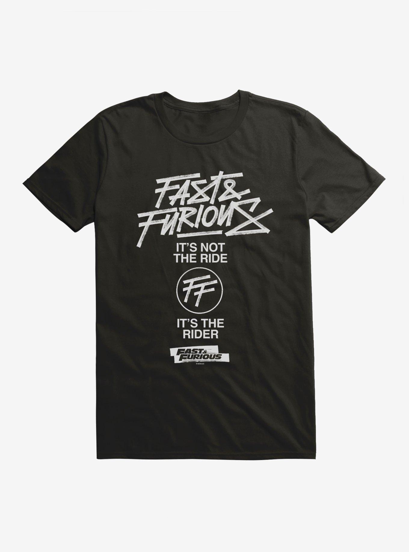 Fast & Furious It's The Rider FF Logo T-Shirt, BLACK, hi-res