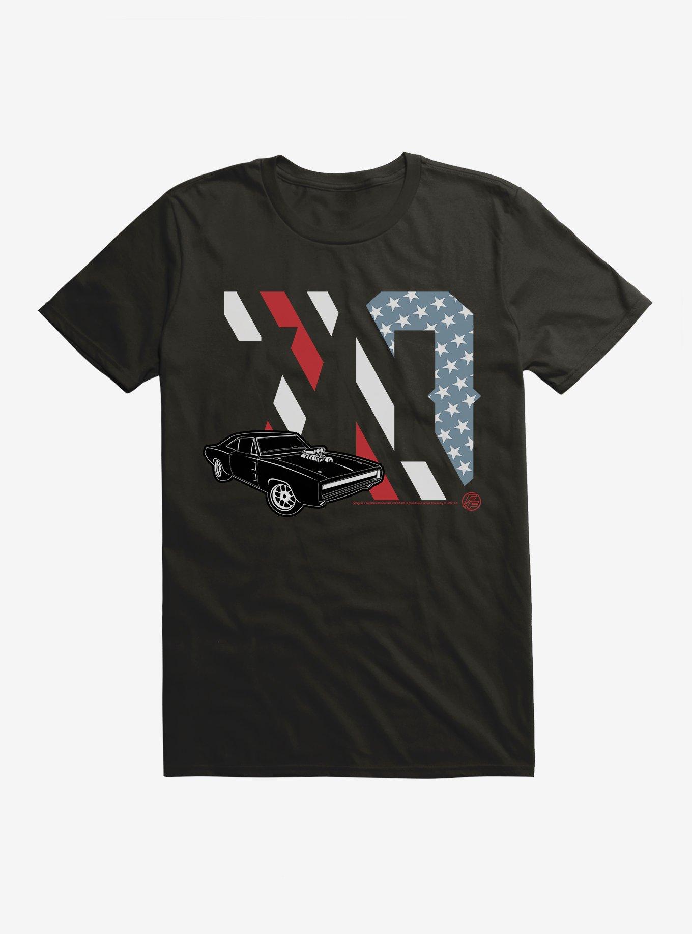 Fast & Furious 1970 Charger Patriotic T-Shirt, , hi-res