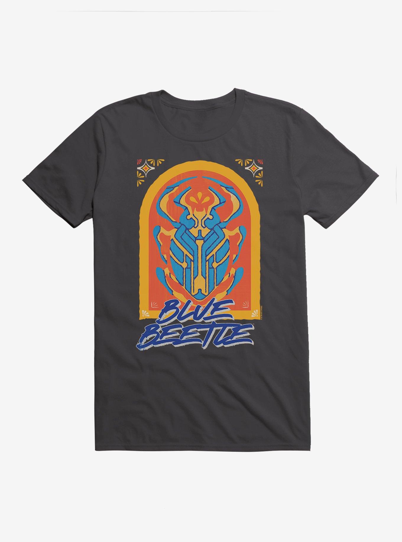 Blue Beetle Scarab Tile T-Shirt