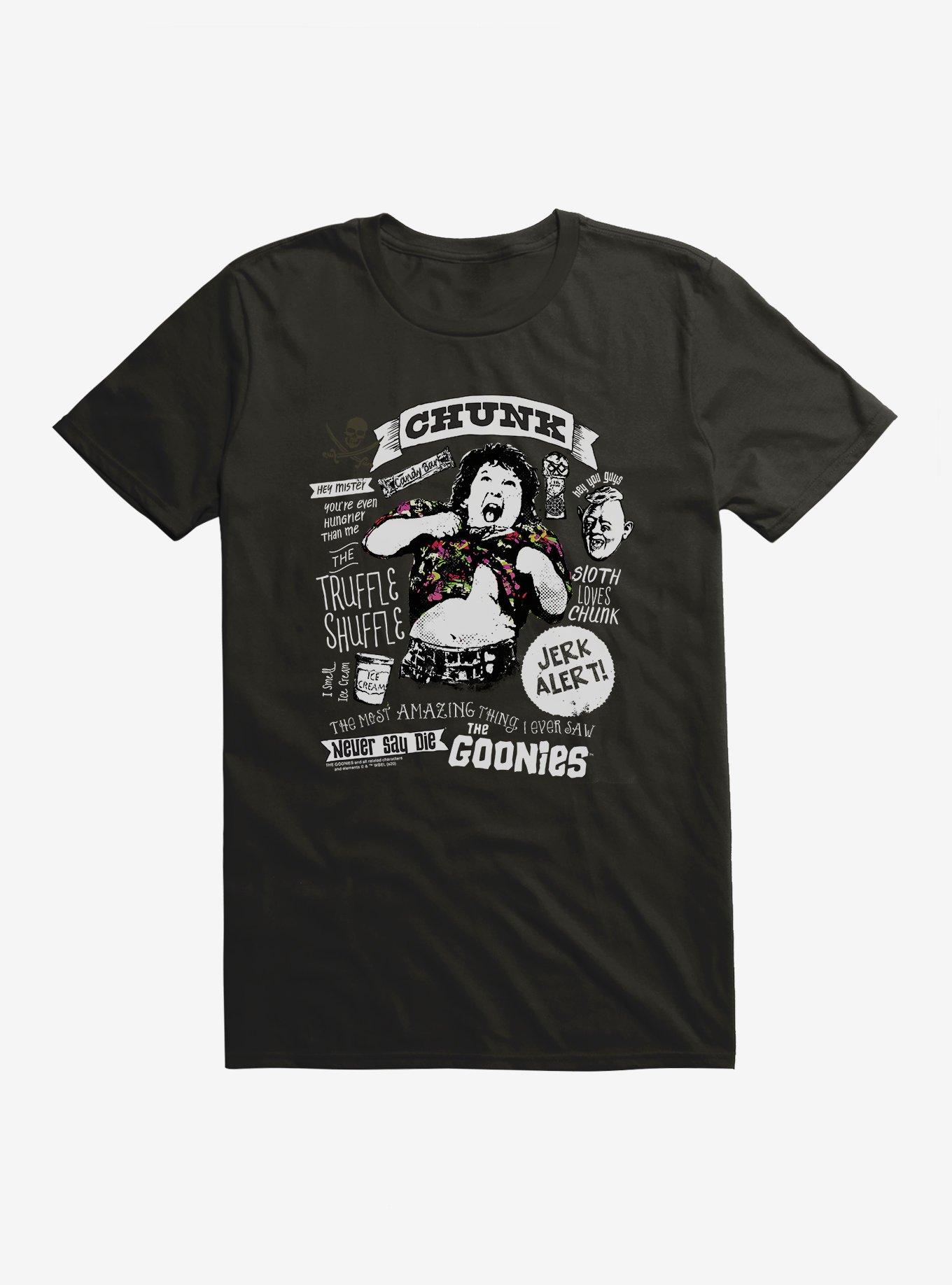 The Goonies Chunk T-Shirt, BLACK, hi-res
