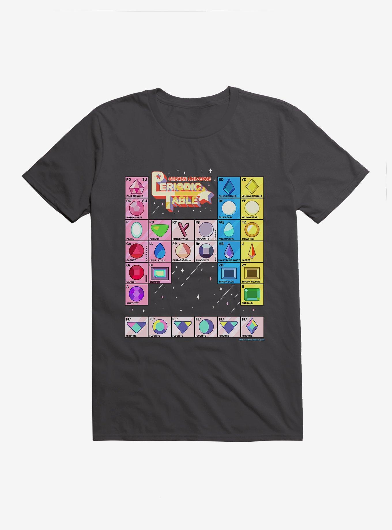 Steven Universe Periodic Gem Table T-Shirt, HEAVY METAL, hi-res