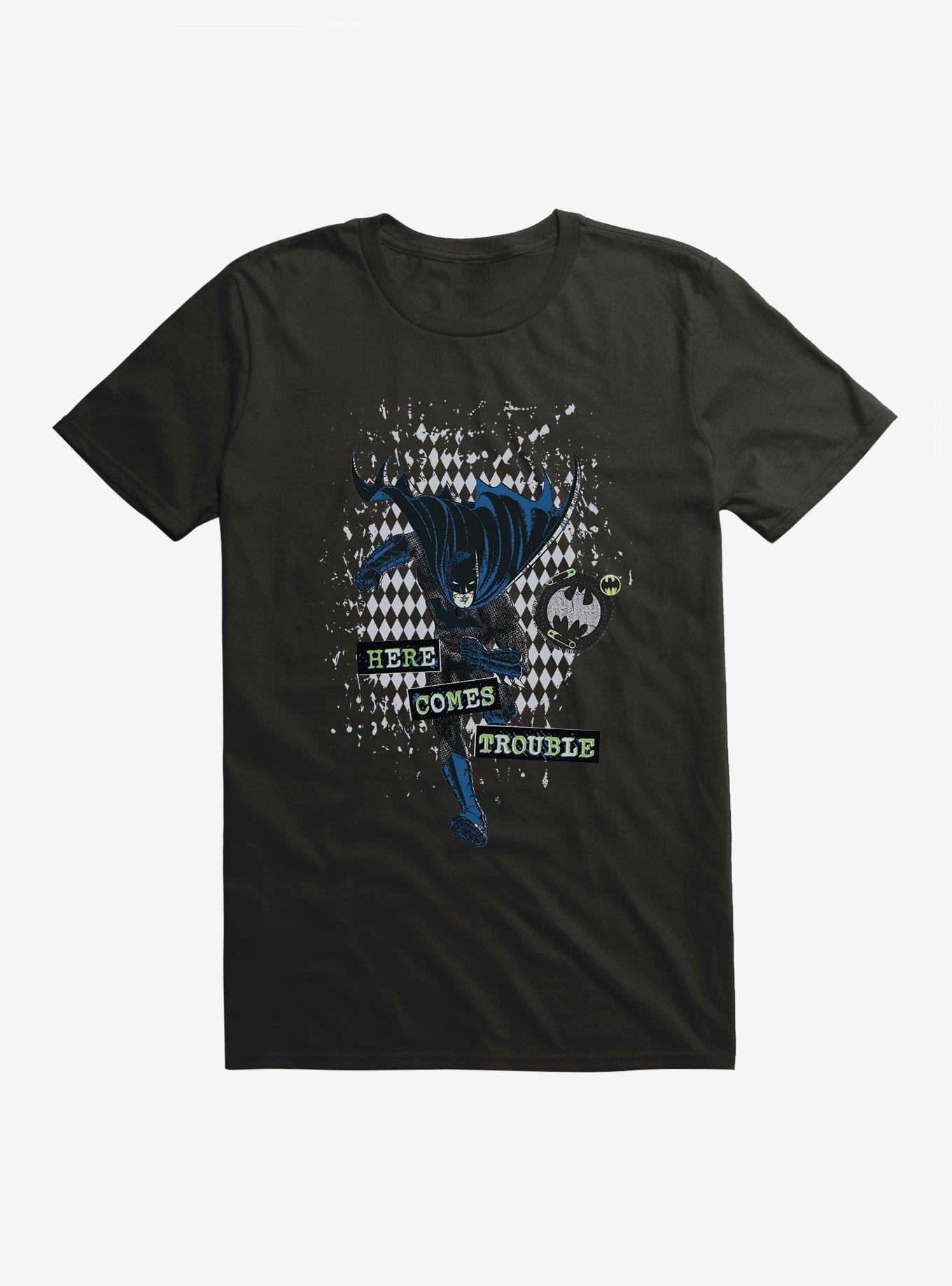 Batman Here Comes Trouble T-Shirt, , hi-res