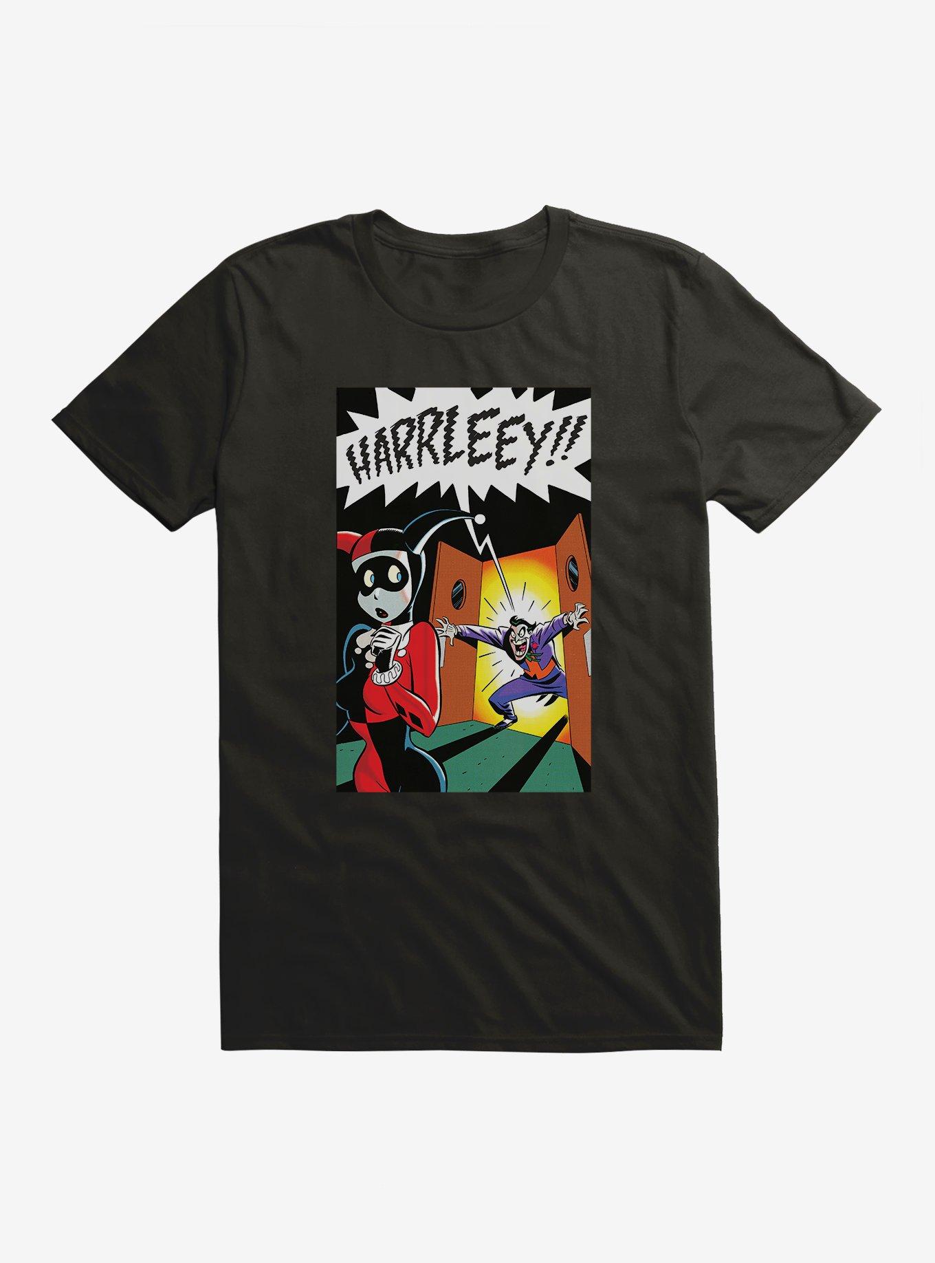 Batman Joker and Harley Quinn T-Shirt, BLACK, hi-res