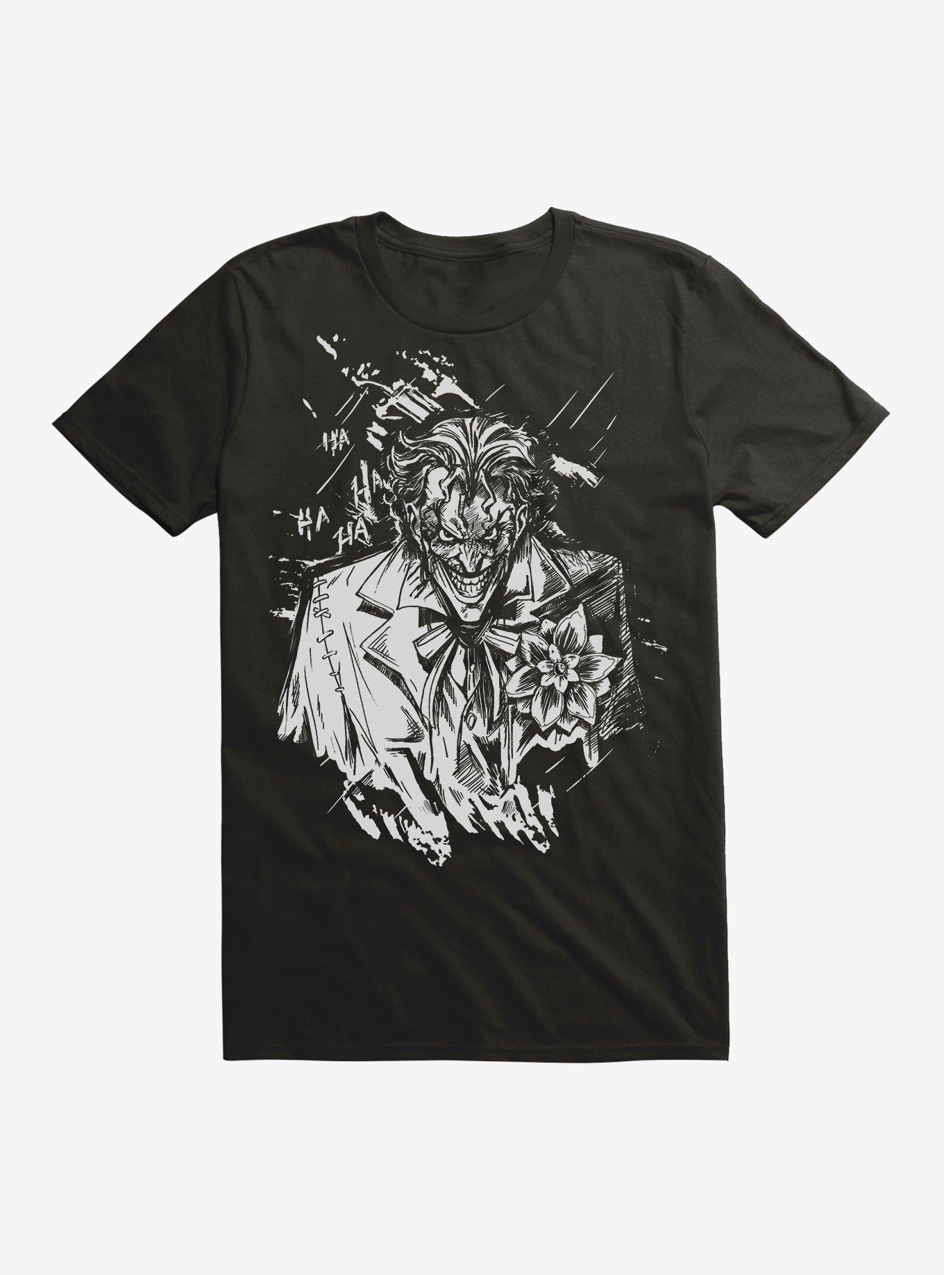 Batman Joker Haha T-Shirt, BLACK, hi-res