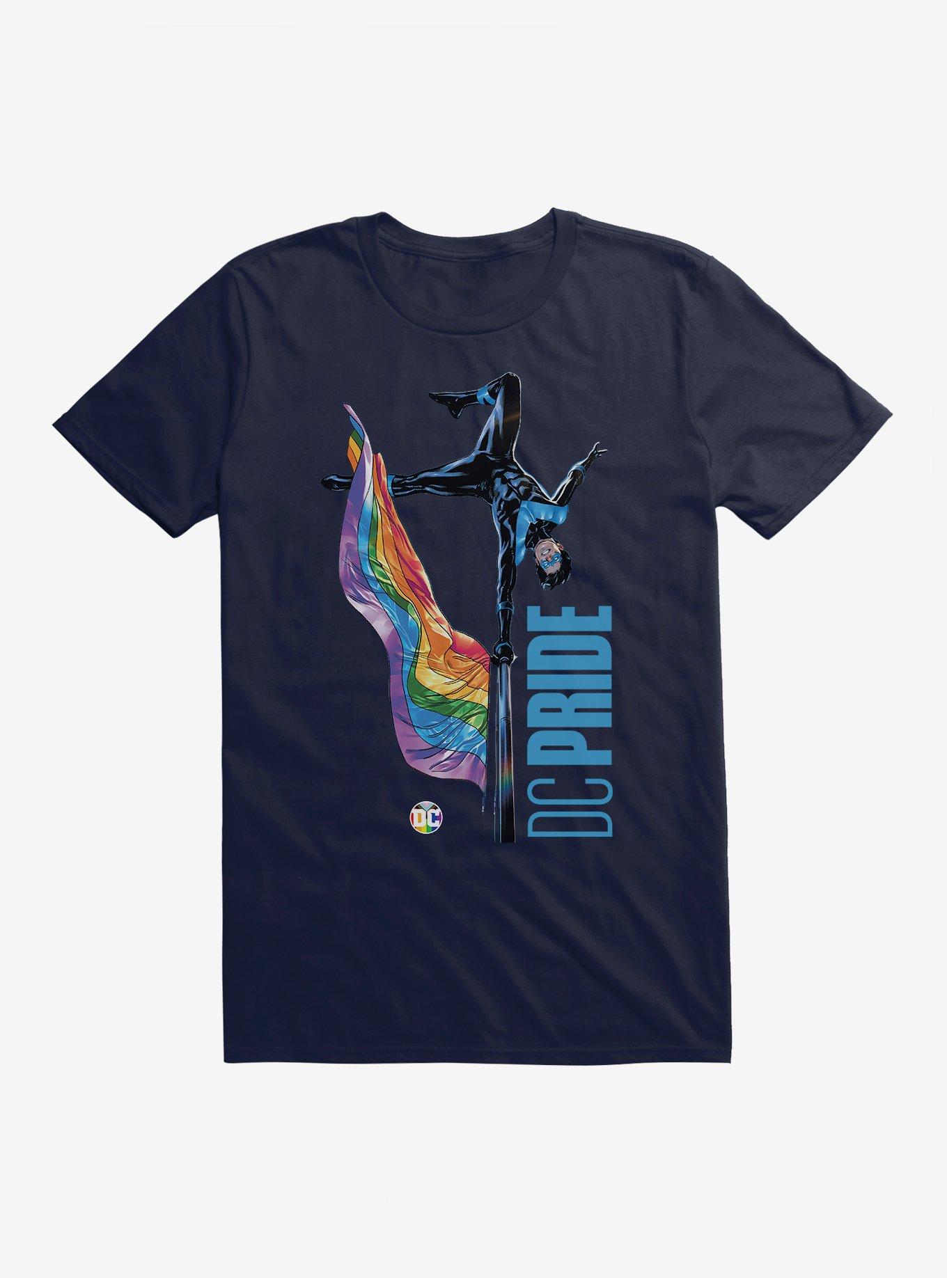 Batman Nightwing Pride T-Shirt, NAVY, hi-res