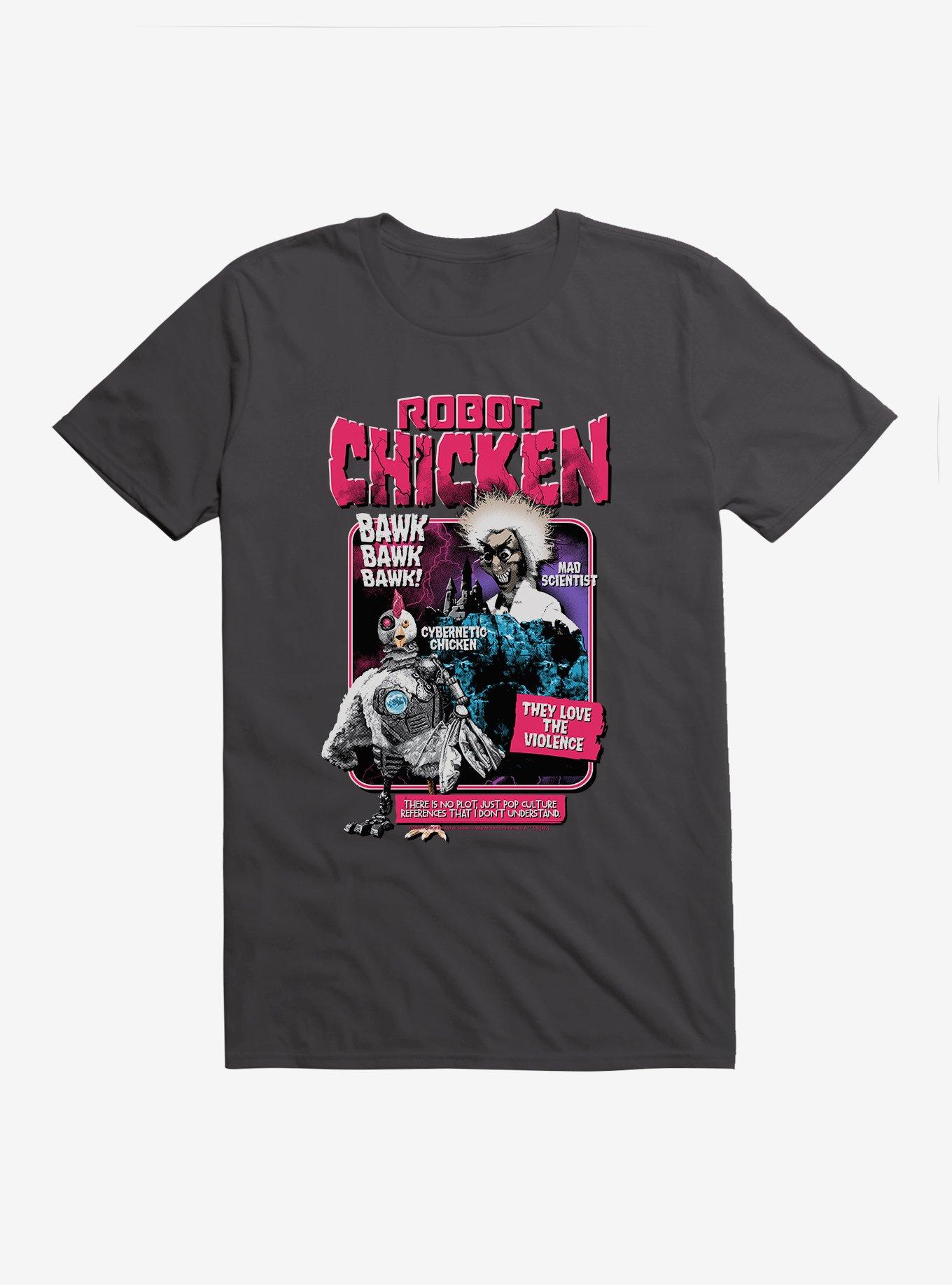 Robot Chicken They Love The Violence T-Shirt, , hi-res