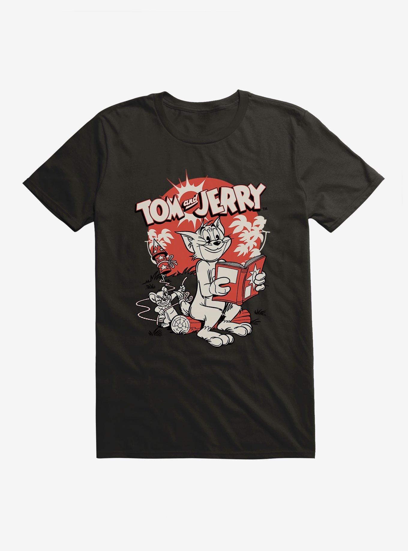 Tom And Jerry Firecracker Prank T-Shirt, , hi-res