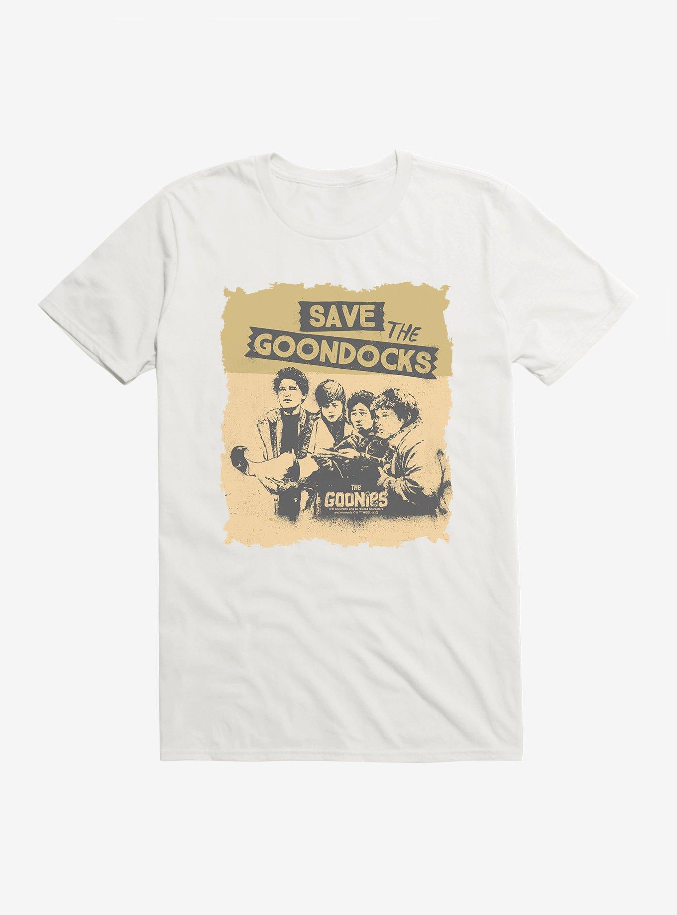 The Goonies Save The Goondocks T-Shirt, WHITE, hi-res