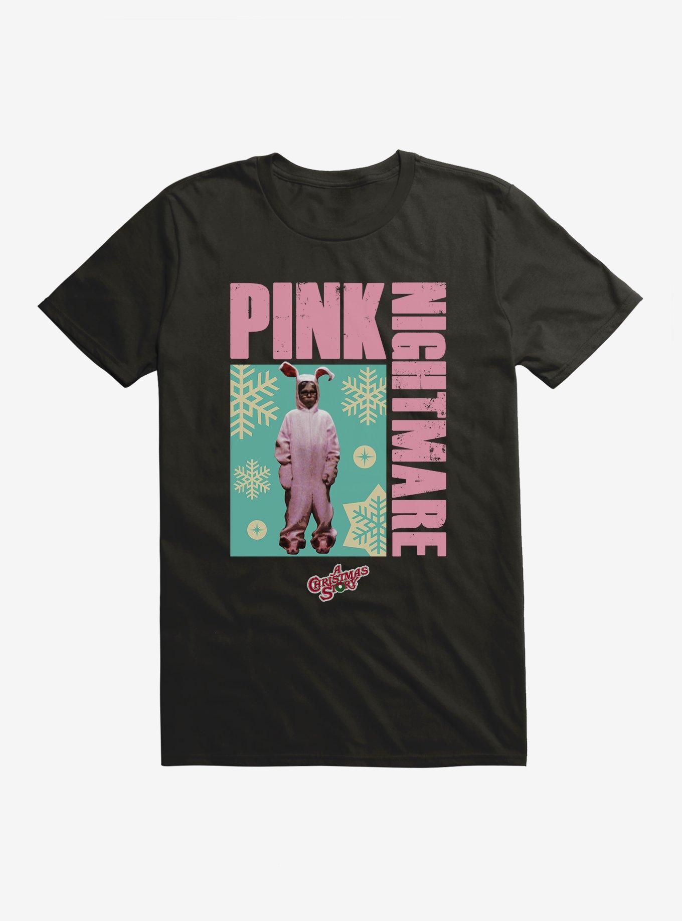 A Christmas Story Pink Nightmare T-Shirt, BLACK, hi-res