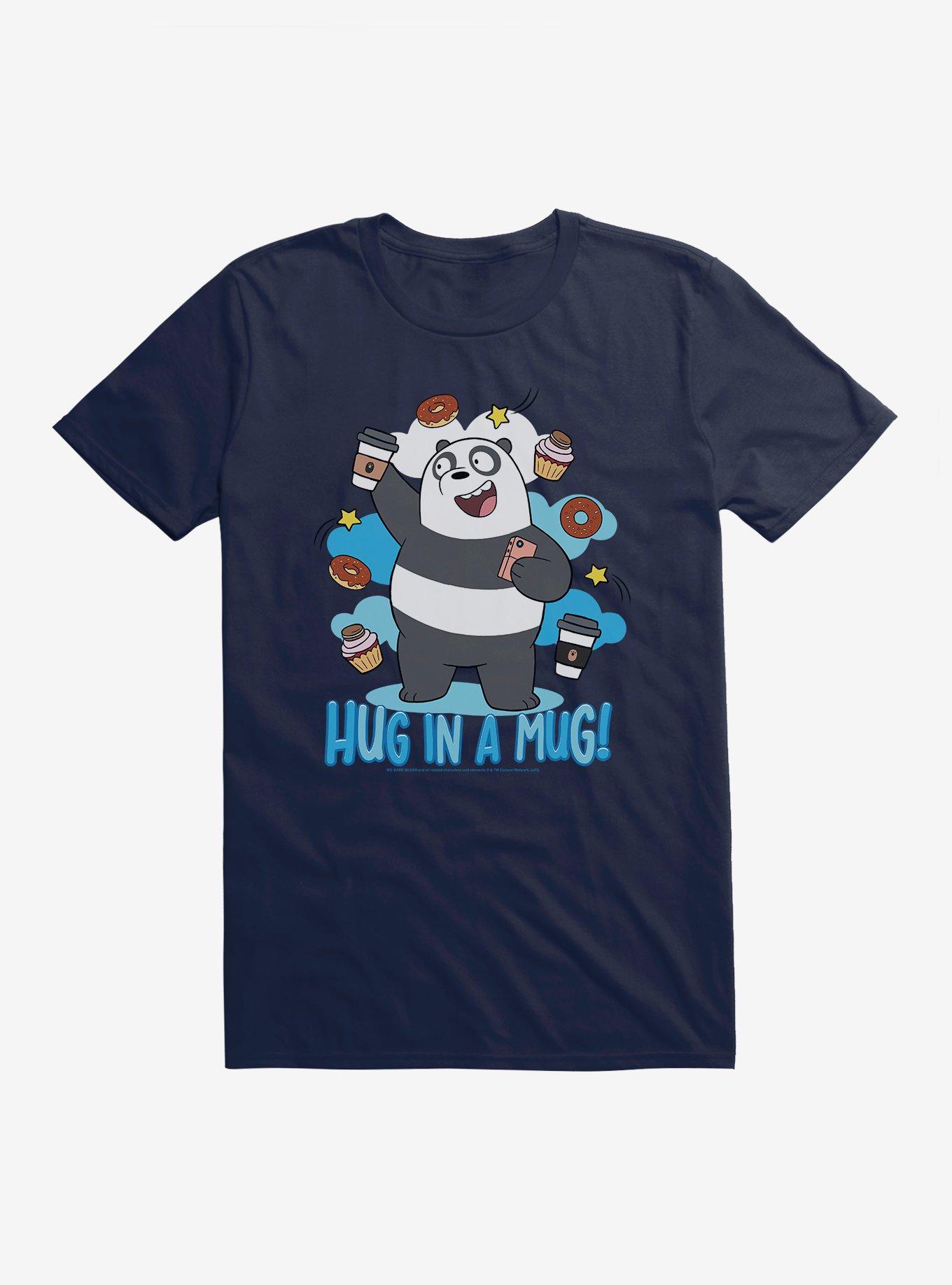 We Bare Bears Hug In A Mug T-Shirt, , hi-res