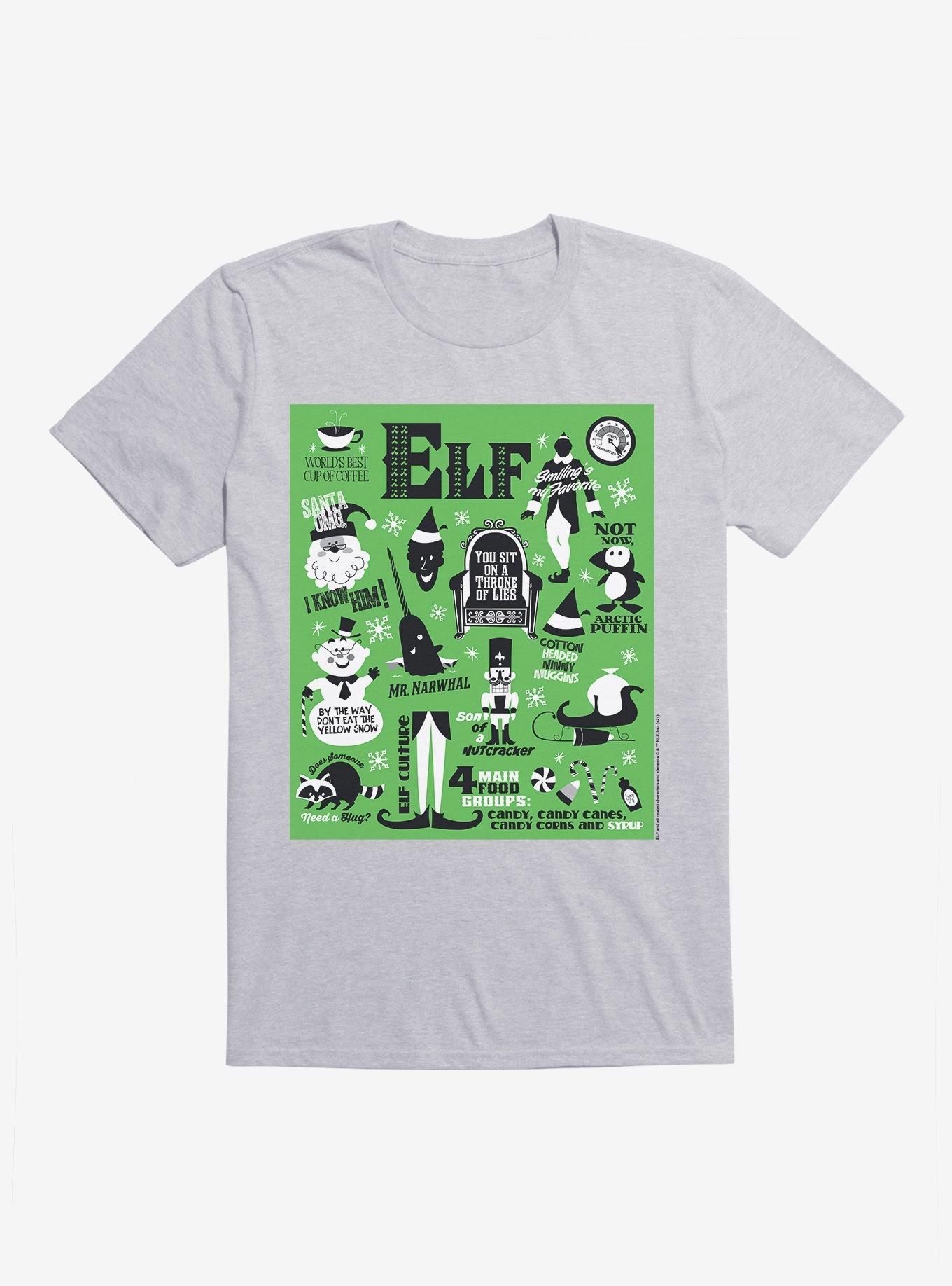 Elf Classic Icons T-Shirt, HEATHER GREY, hi-res