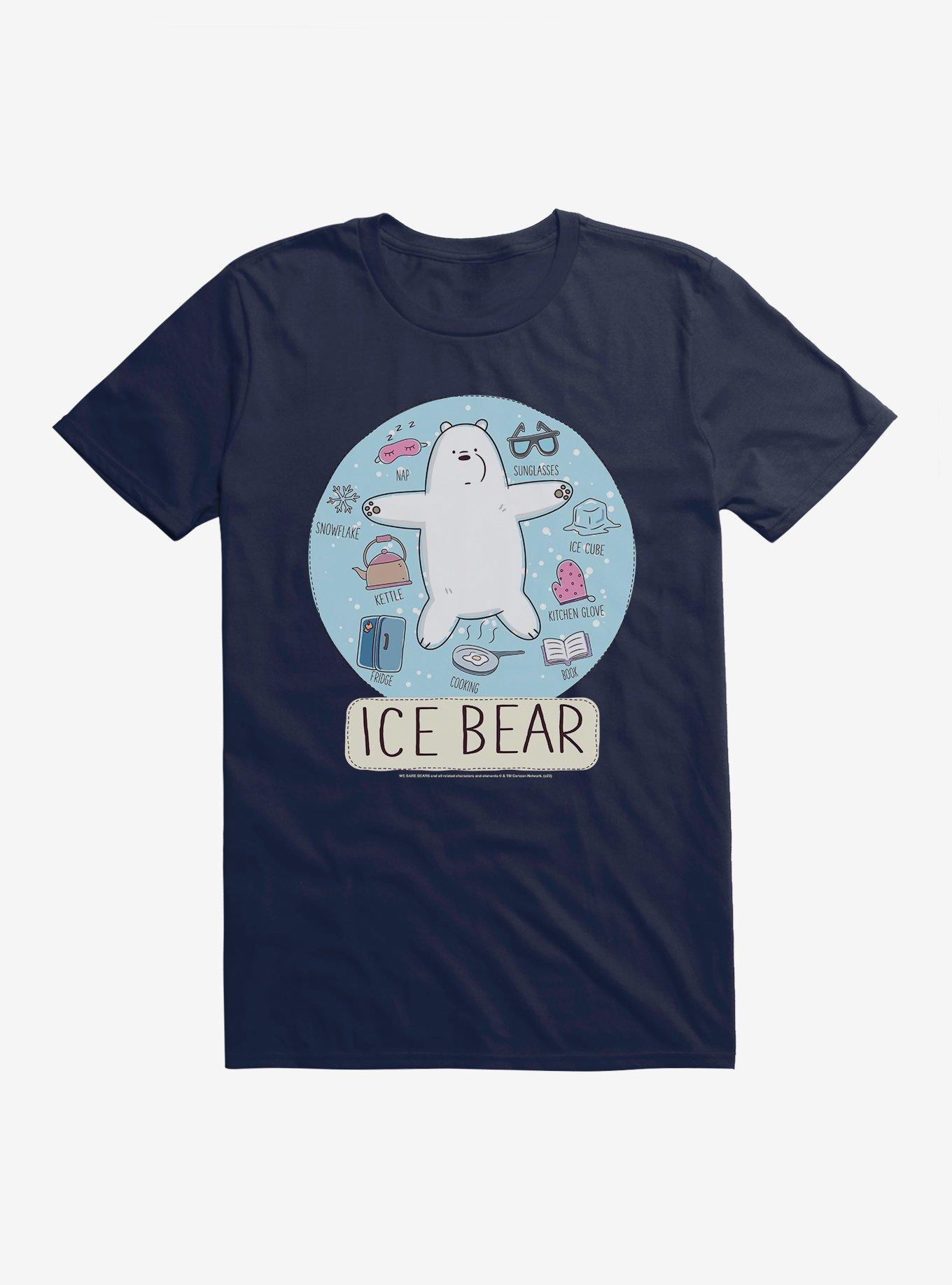 We Bare Bears Ice Bear T-Shirt, MIDNIGHT NAVY, hi-res