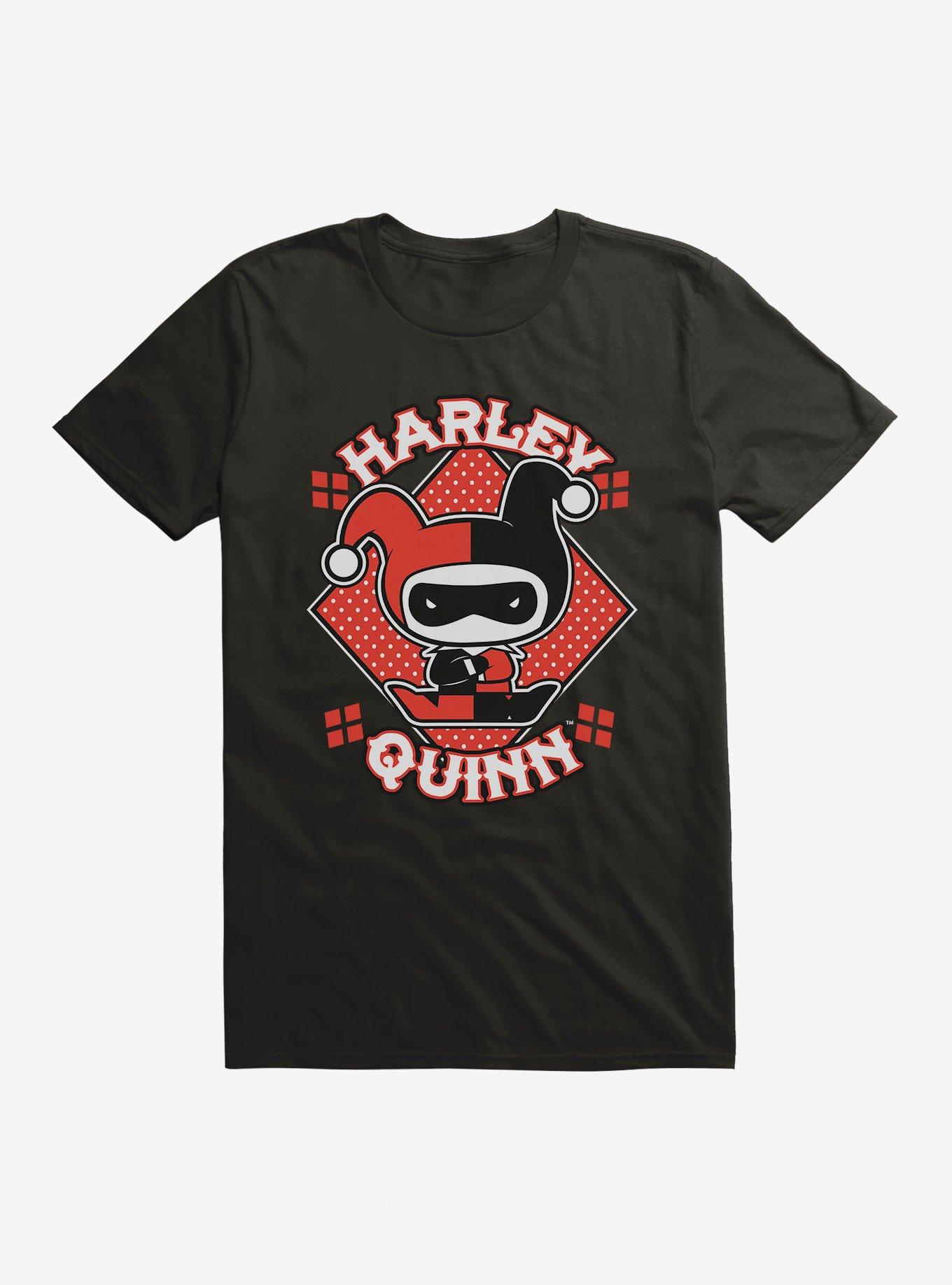 Batman Chibi Harley Quinn T-Shirt, BLACK, hi-res