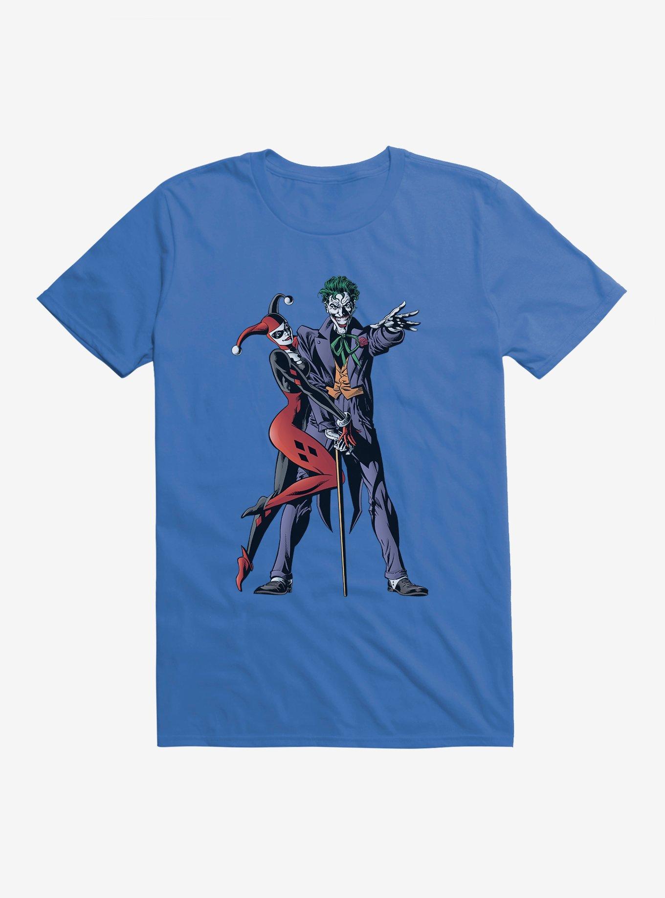 Batman Harley Quinn and the Joker T-Shirt, ROYAL, hi-res