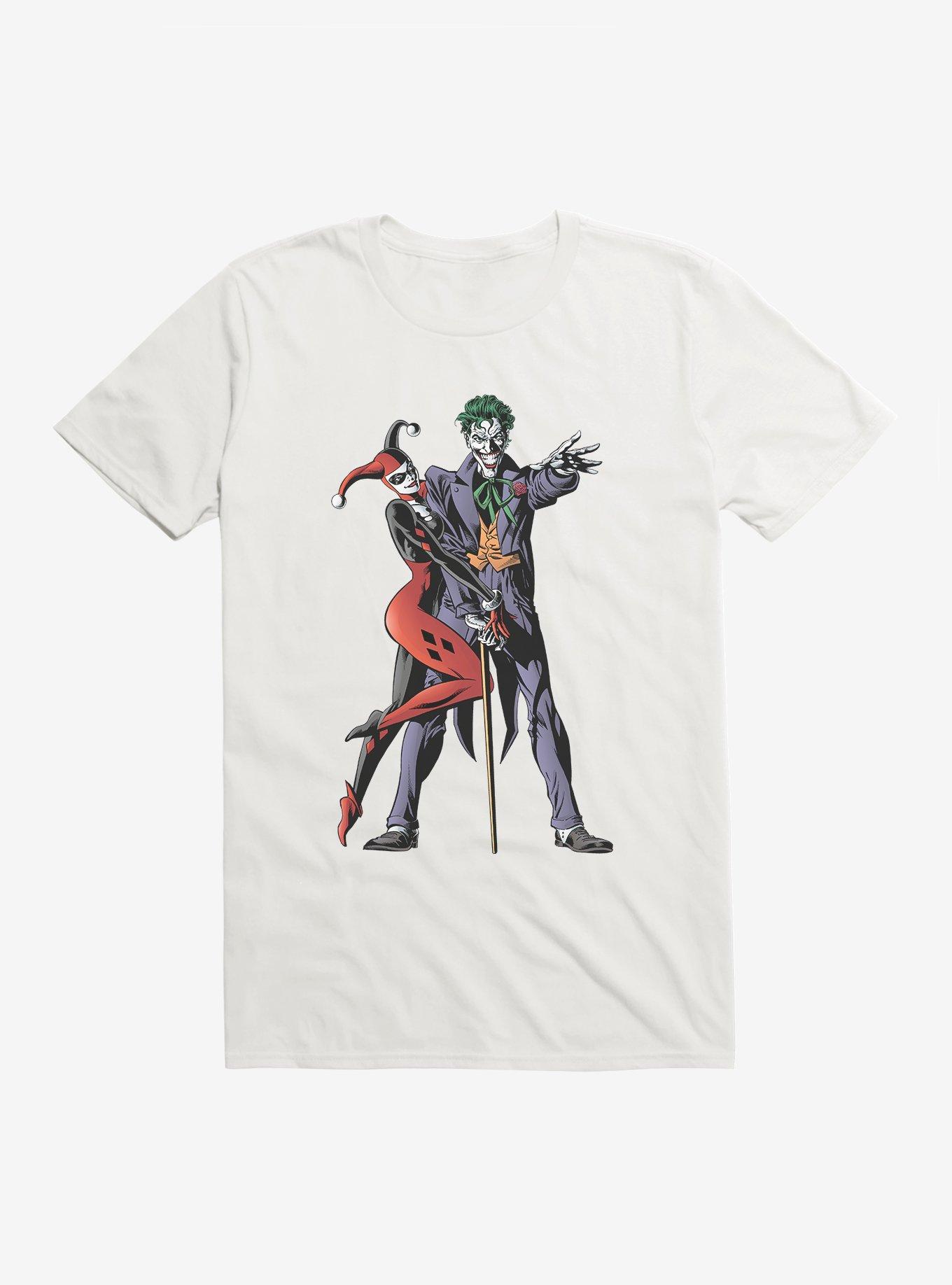 Batman Harley Quinn and the Joker T-Shirt, WHITE, hi-res