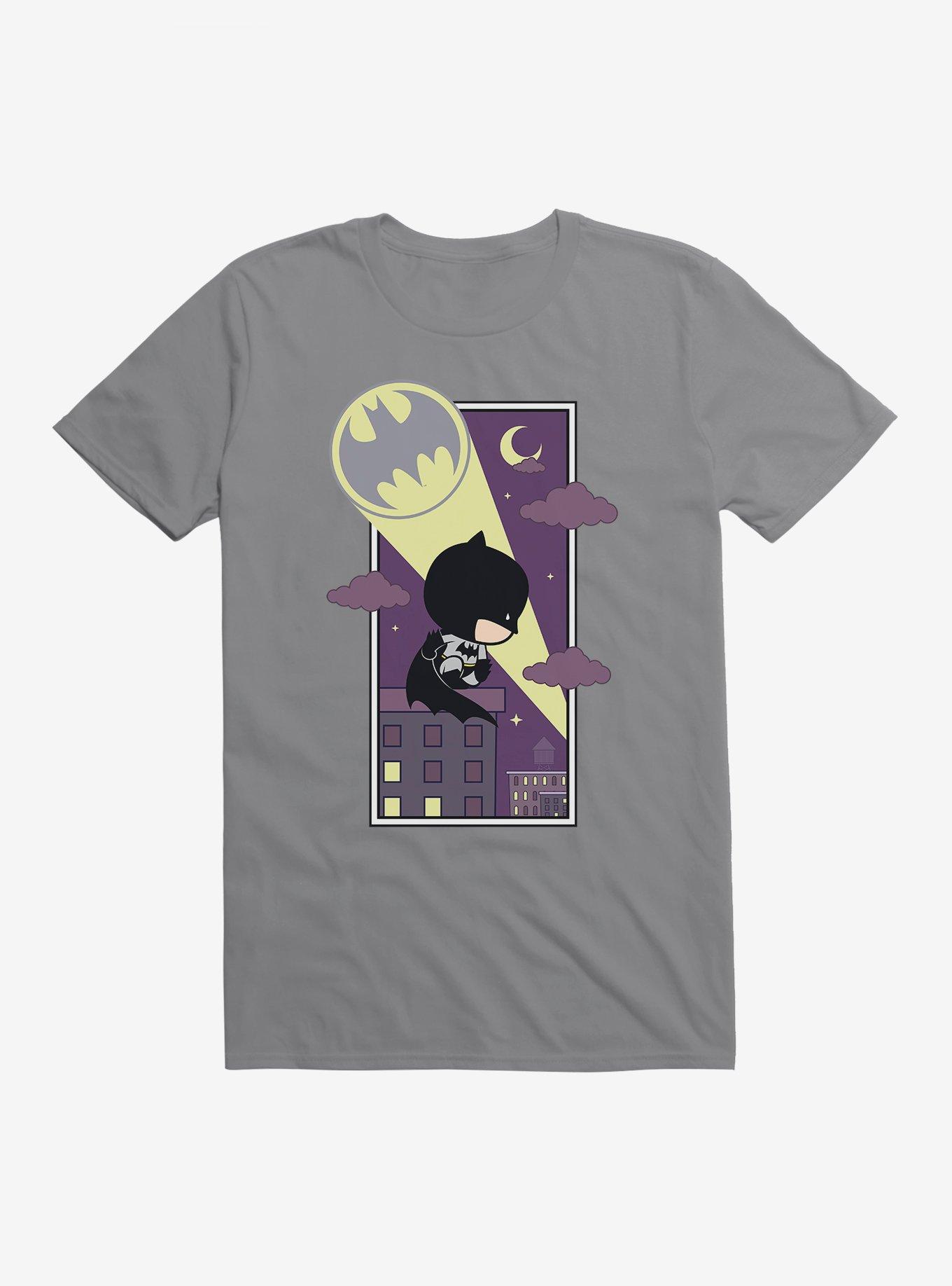 Batman Chibi Bat Signal T-Shirt, , hi-res