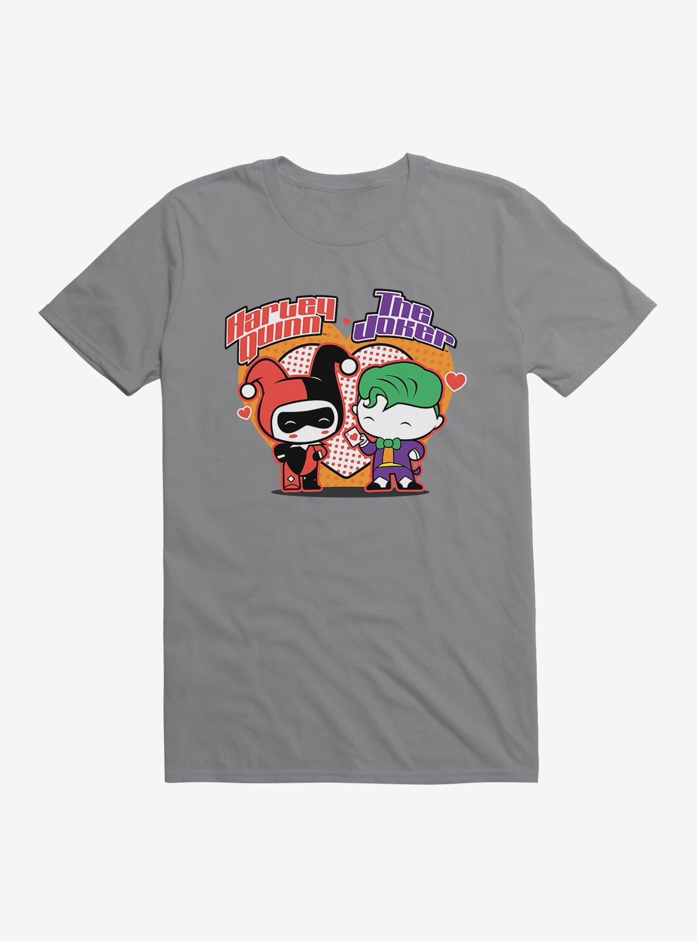 Batman Chibi Harley Quinn And The Joker T-Shirt, , hi-res