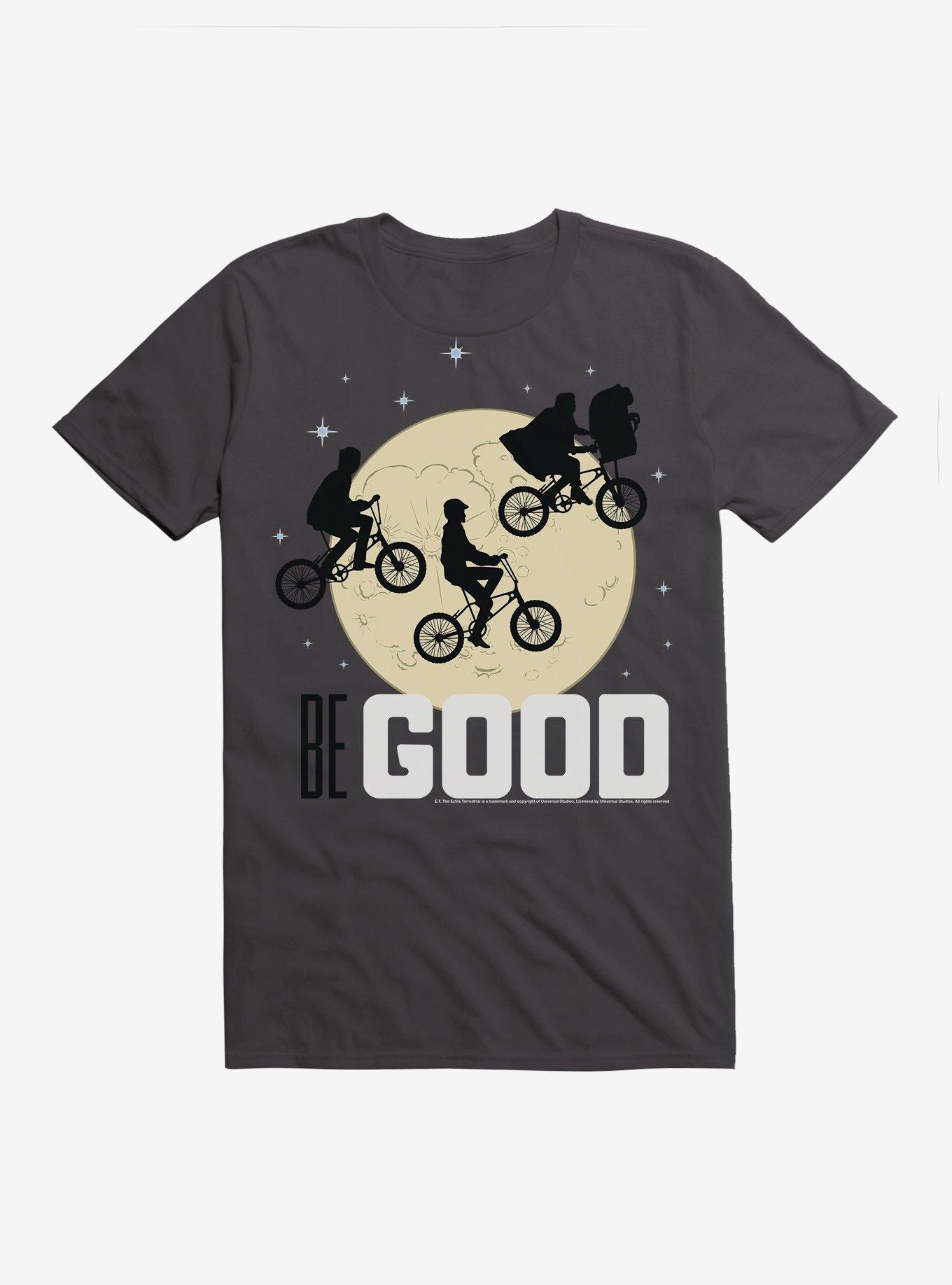 E.T. Be Good Flying Bicycle T-Shirt, HEAVY METAL, hi-res