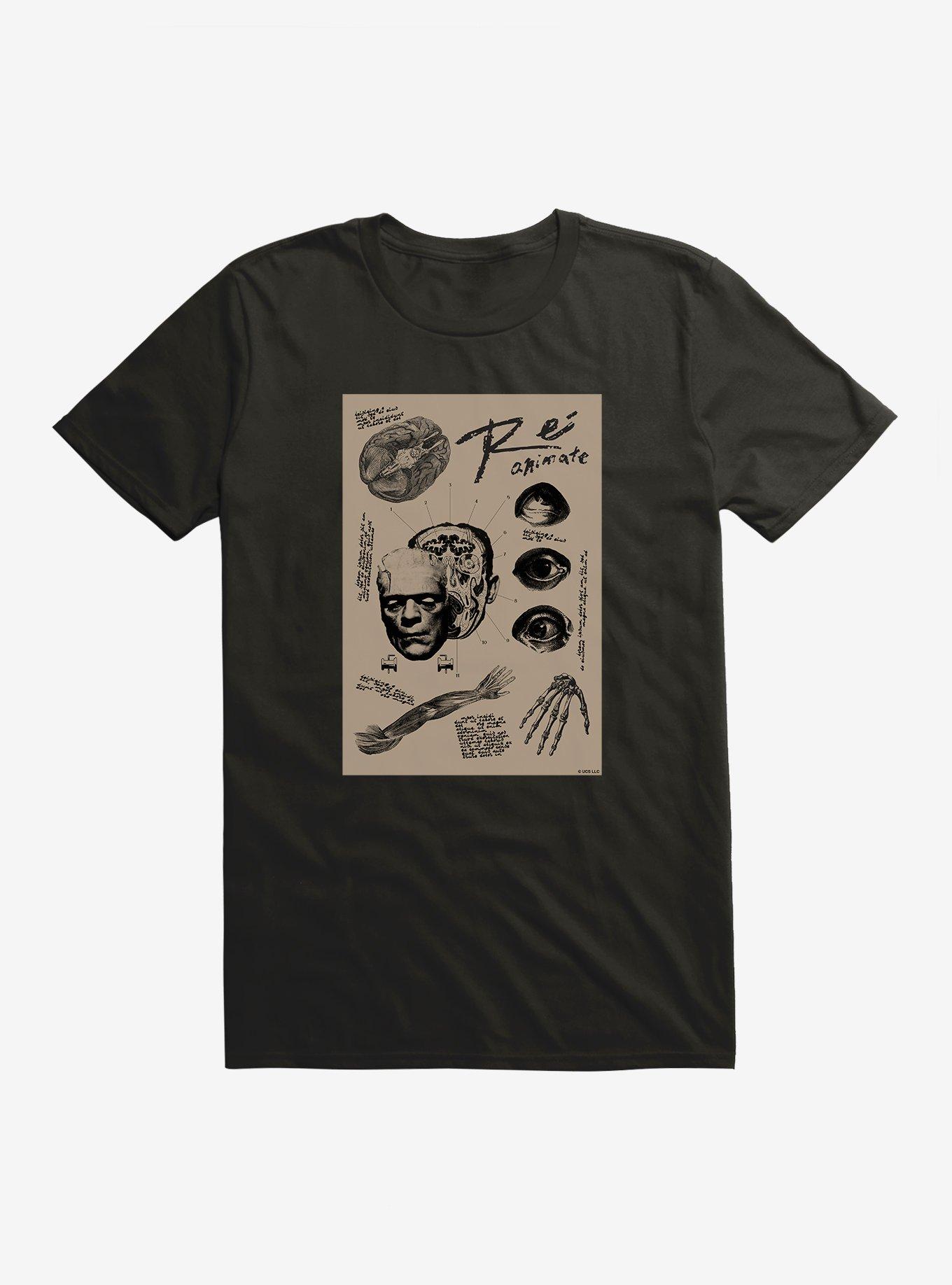 Universal Monsters Frankenstein Anatomy T-Shirt, , hi-res