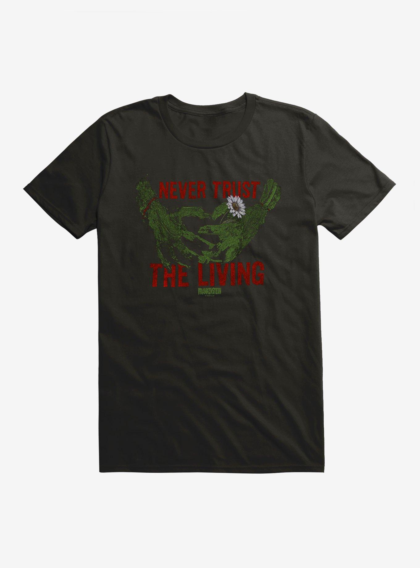 Universal Monsters Frankenstein Never Trust The Living T-Shirt, , hi-res